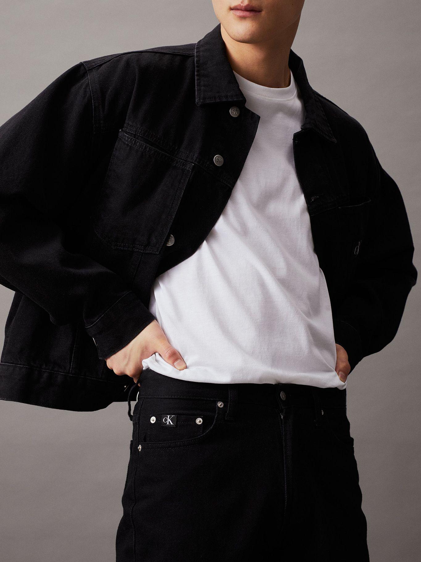 Jeans Regular Taper Negro Calvin Klein-3