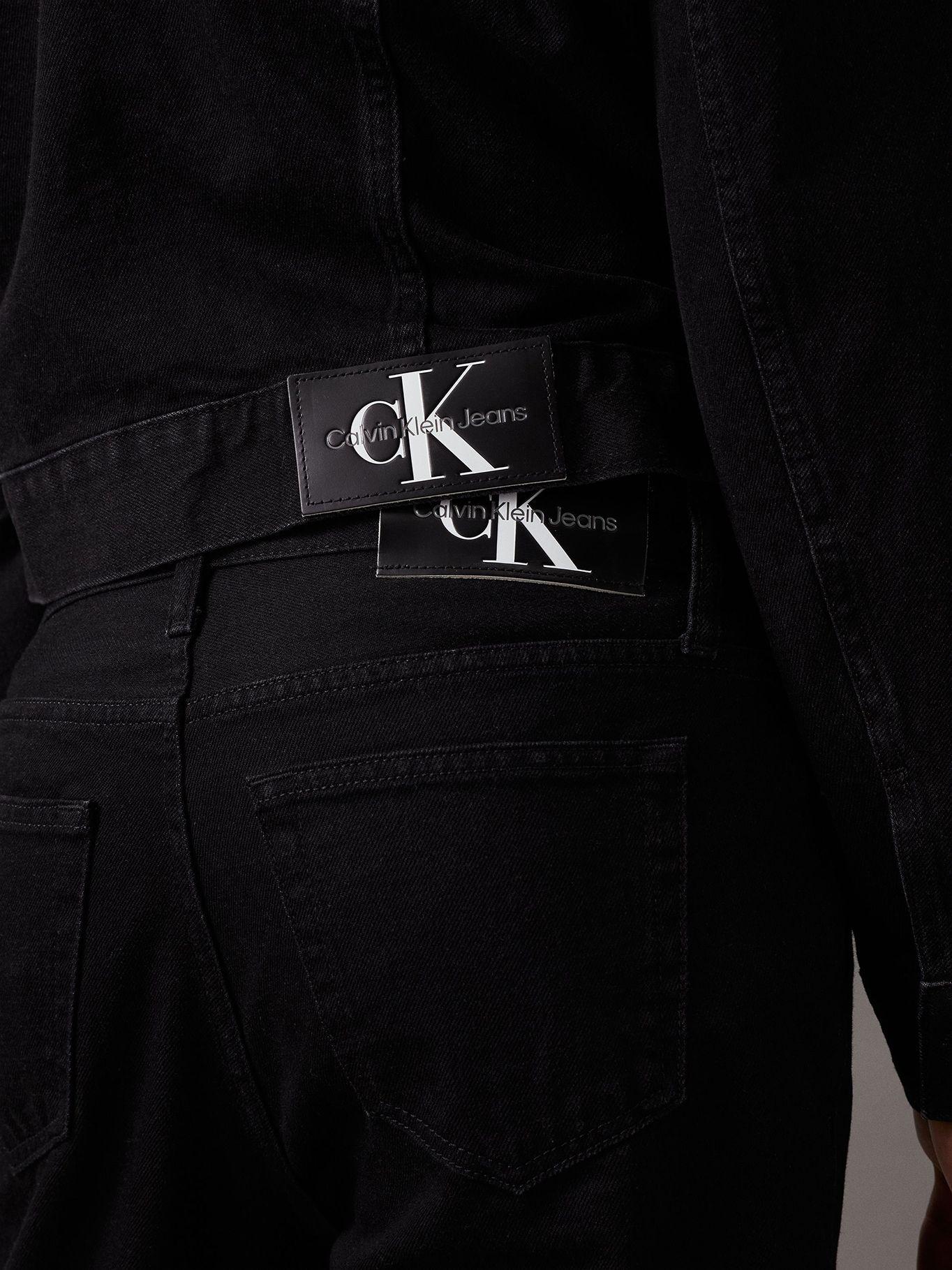 Jeans Regular Taper Negro Calvin Klein-4