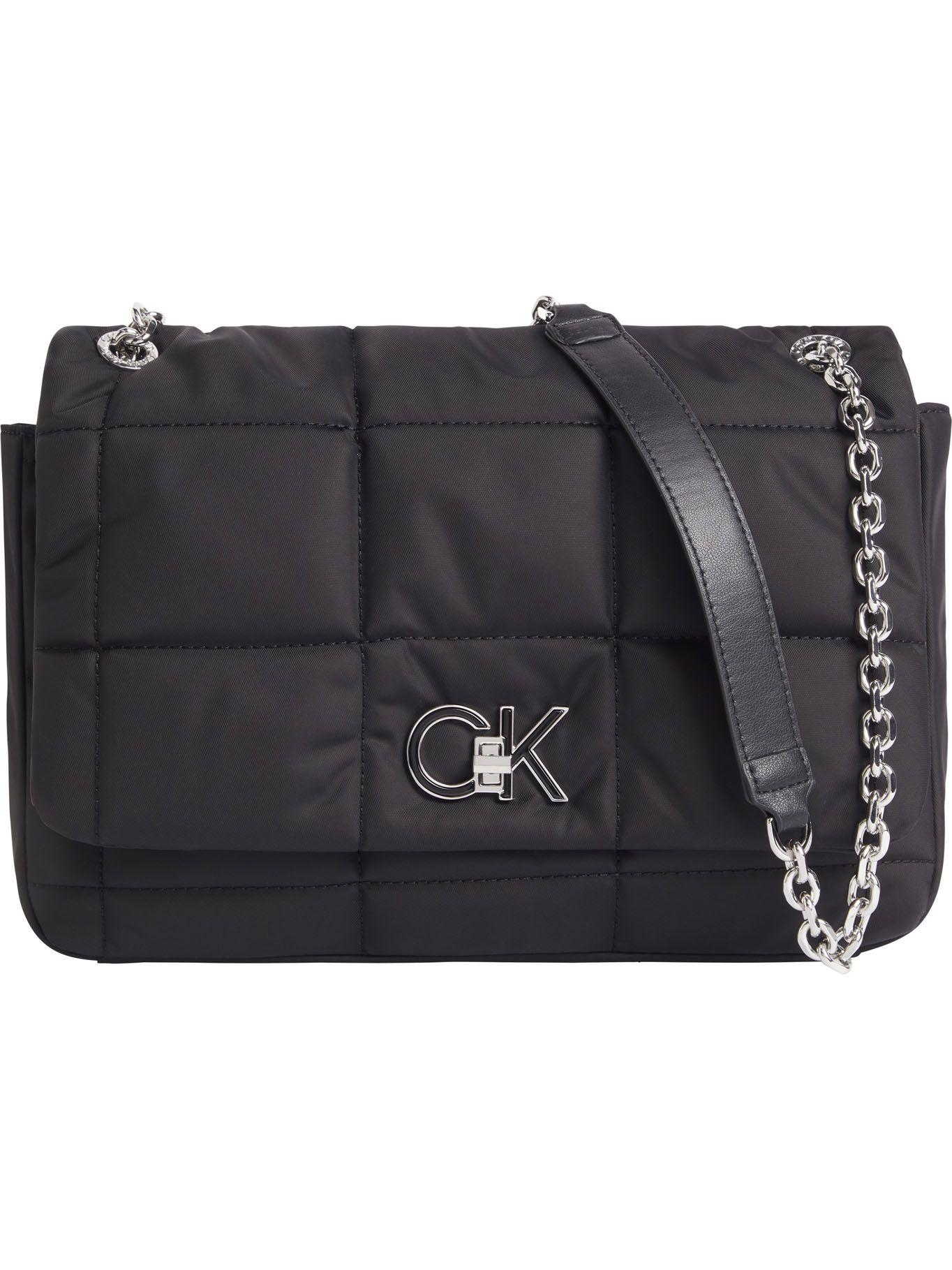 Bolso pequeño con logo Negro Calvin Klein K60K610639-BAX-0