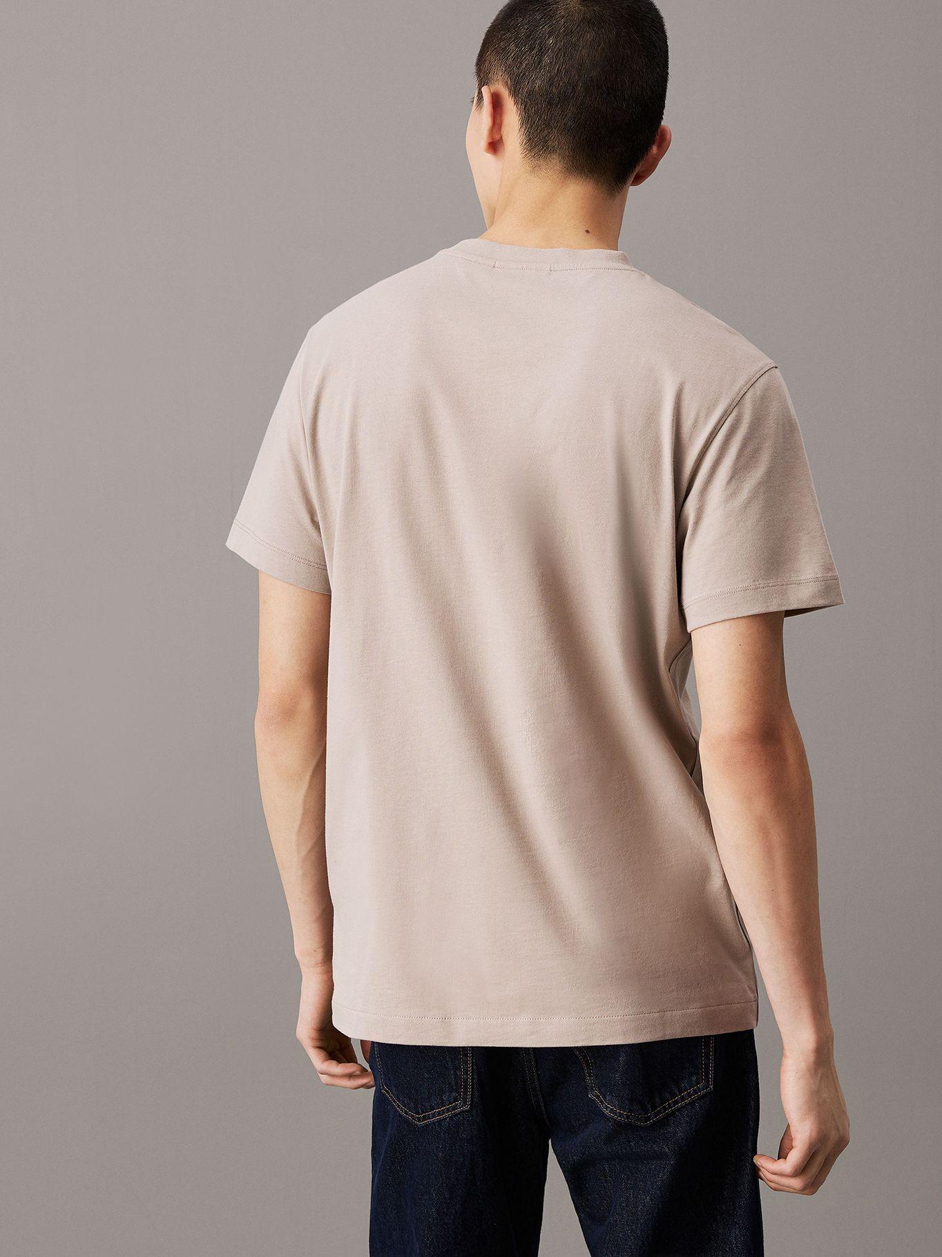 Polera Logo Tape Beige Calvin Klein-2