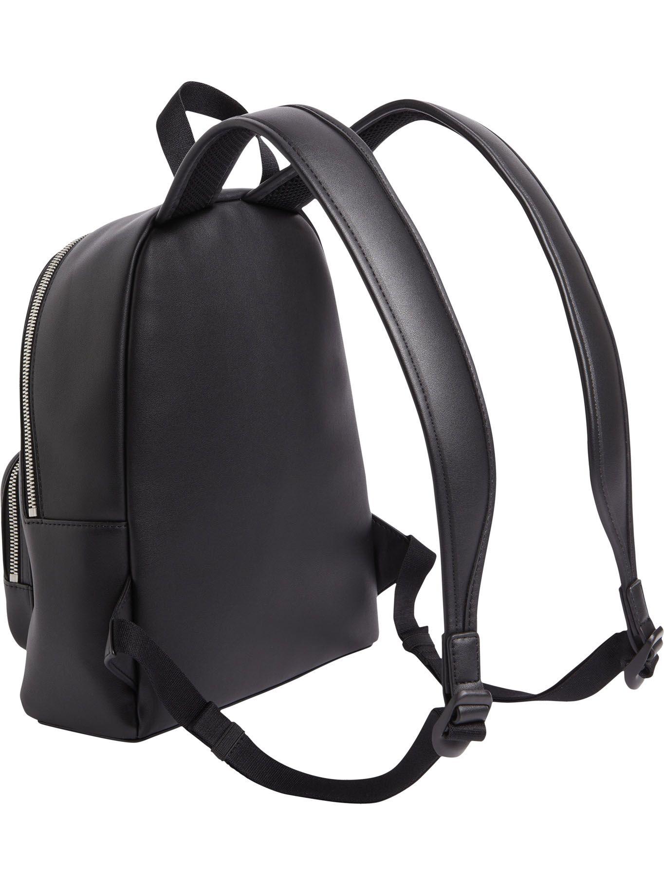 Mochila con cremallera y Logo Negro Calvin Klein-1