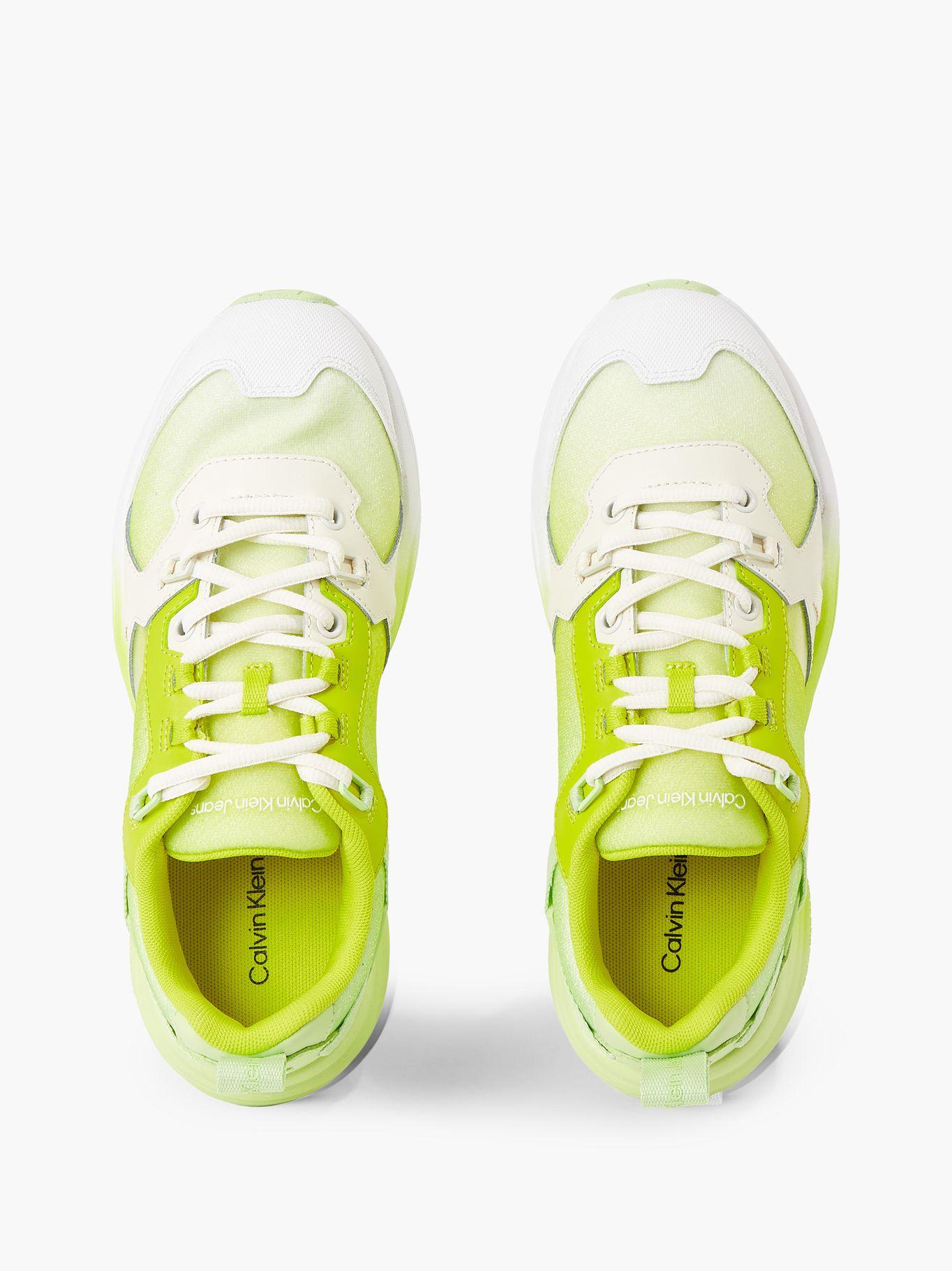 Zapatilla Retro con Logo Verde Calvin Klein-2
