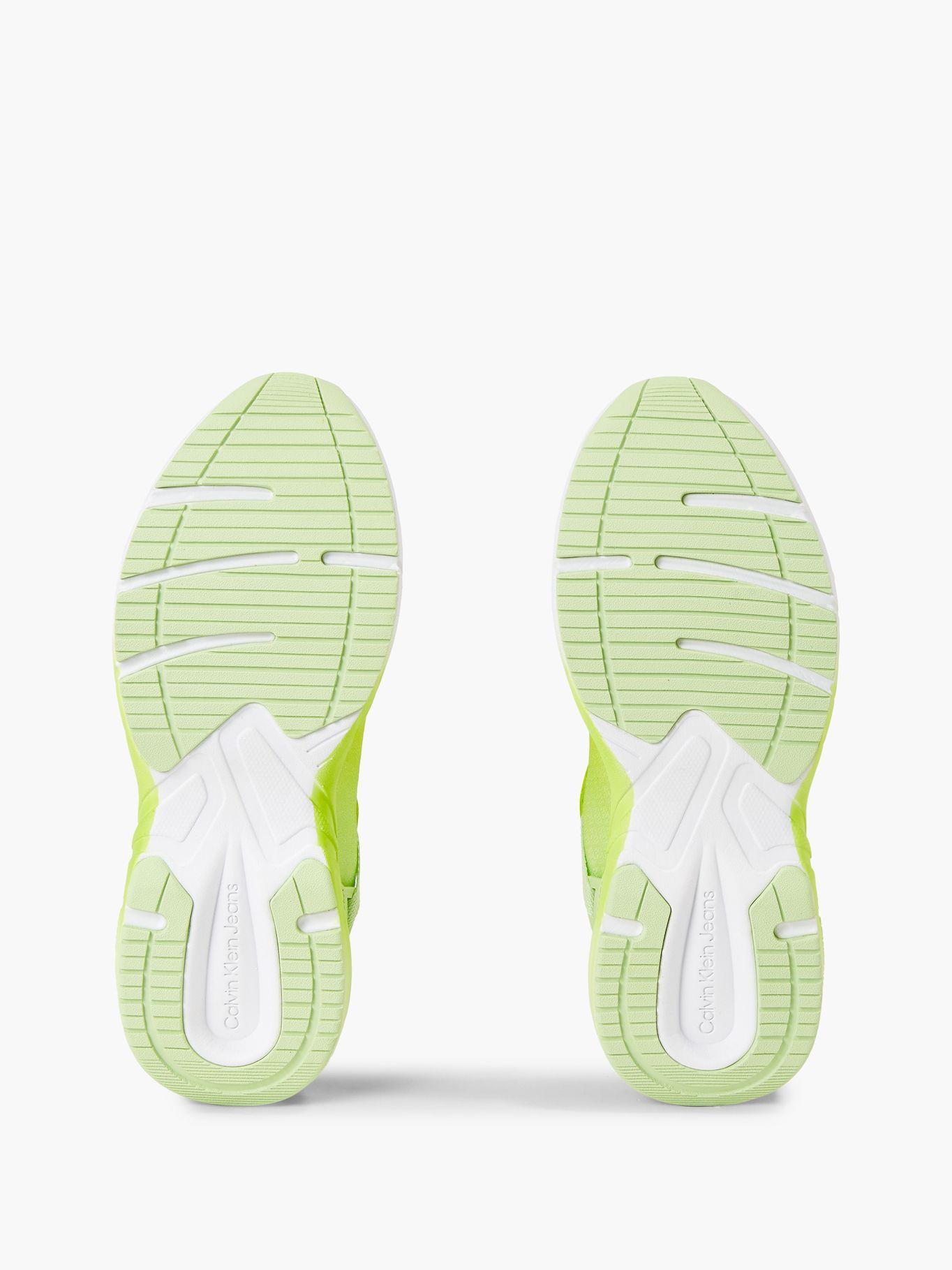 Zapatilla Retro con Logo Verde Calvin Klein-3