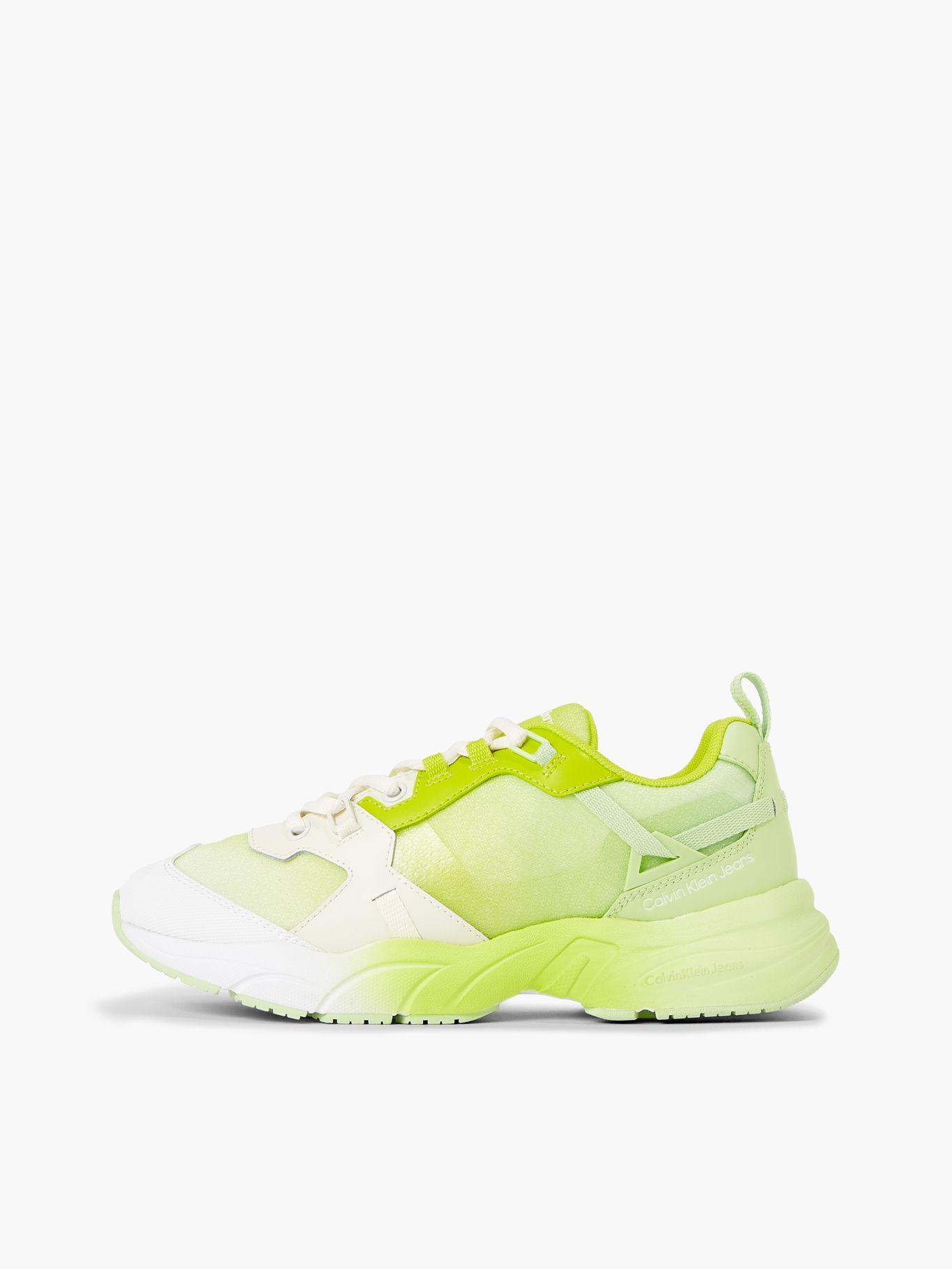 Zapatilla Retro con Logo Verde Calvin Klein-5