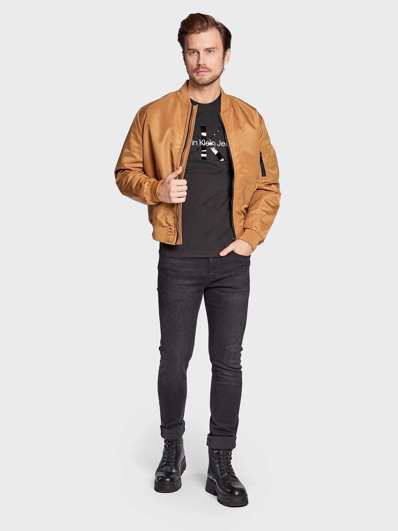 Polera Monogram Negro 0GQ Calvin Klein-1