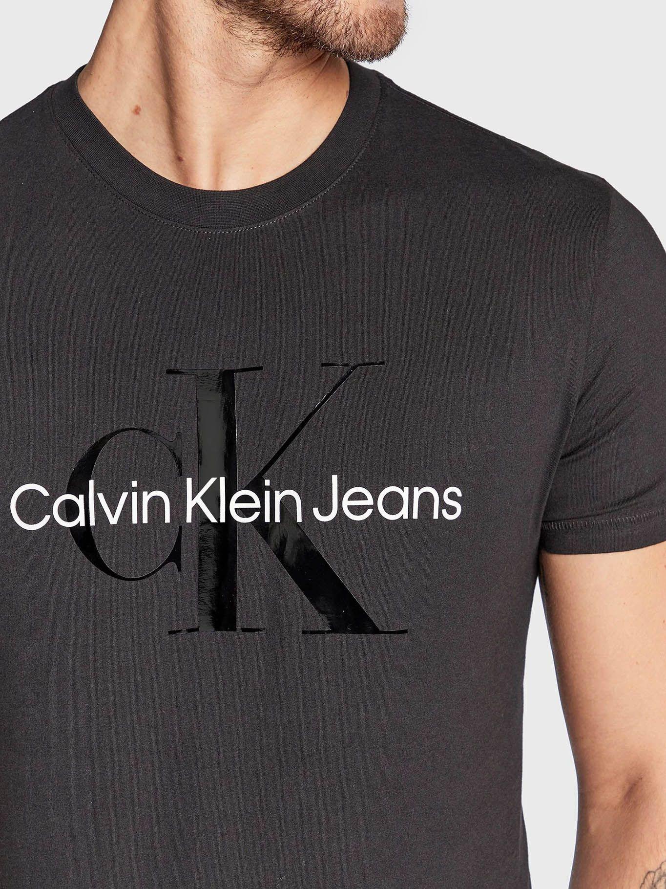Polera Monogram Negro 0GQ Calvin Klein-3
