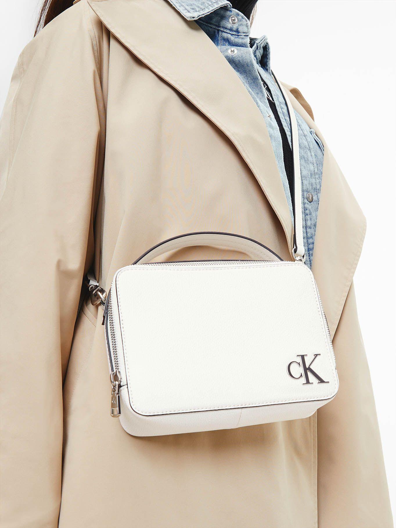 Bolso para camara con logo Blanco Calvin Klein-3
