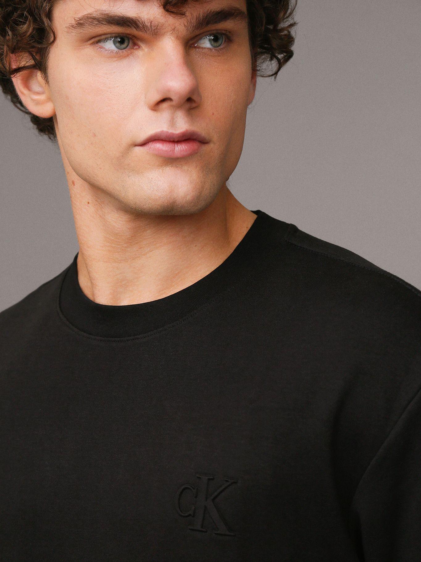 Polera Interlock Negro Calvin Klein-4