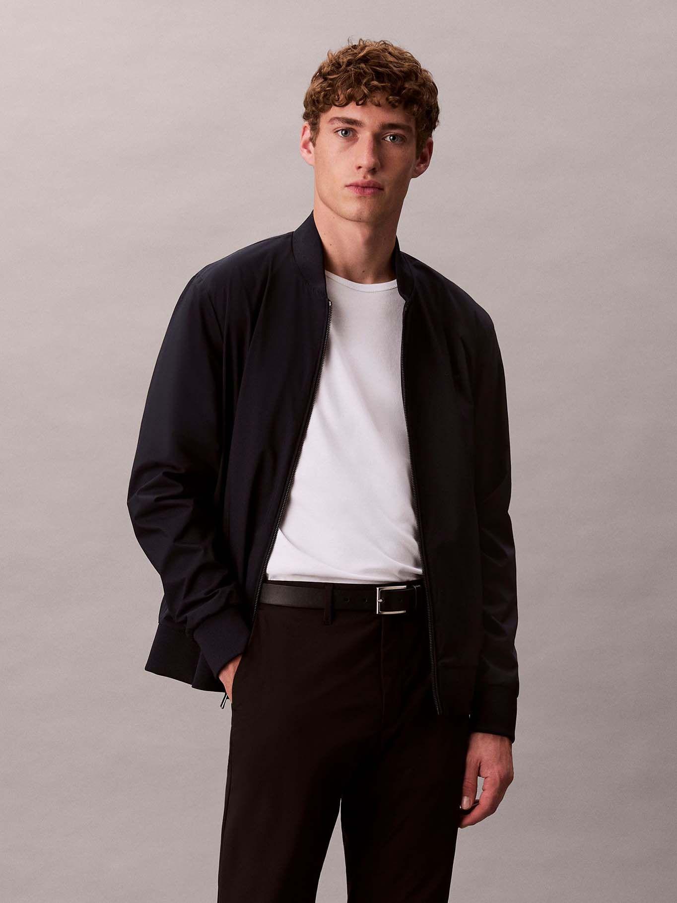 Chaqueta Bomber Matte Azul Calvin Klein-0