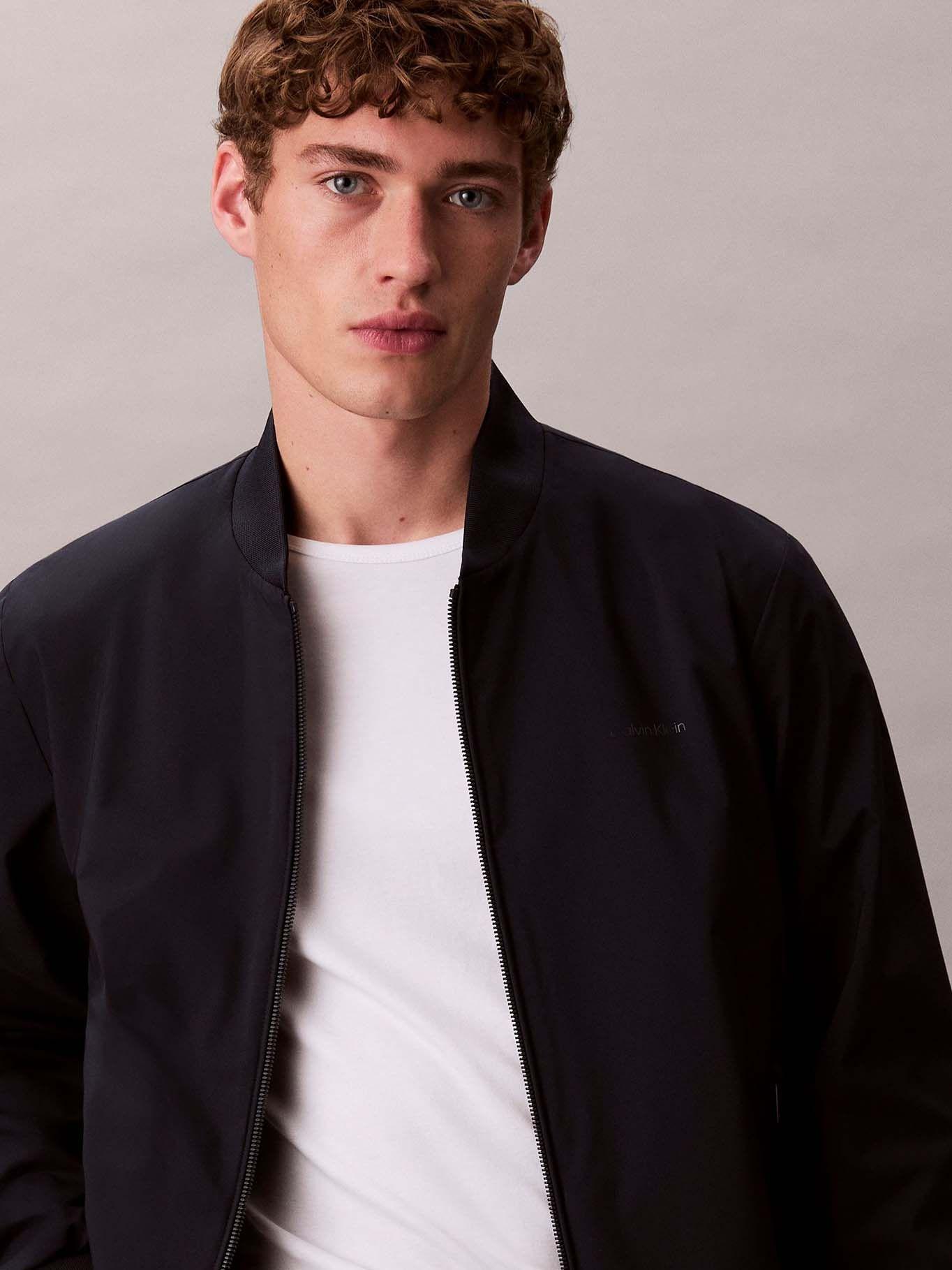 Chaqueta Bomber Matte Azul Calvin Klein-4