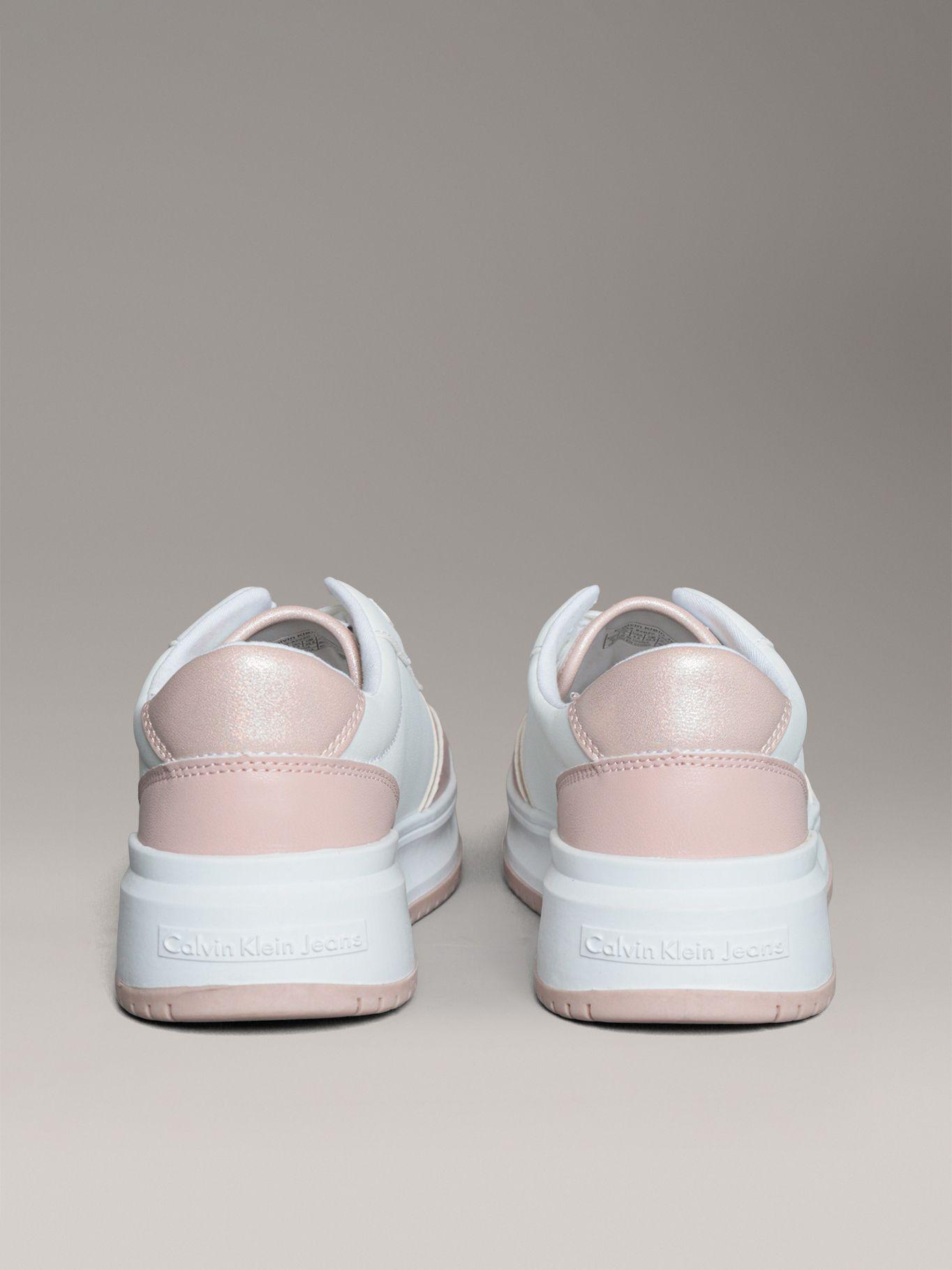 Zapatillas Niña con Cordones Blanco Calvin Klein-1