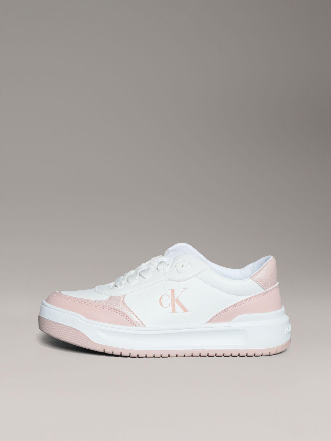 Zapatillas Niña con Cordones Blanco Calvin Klein-5