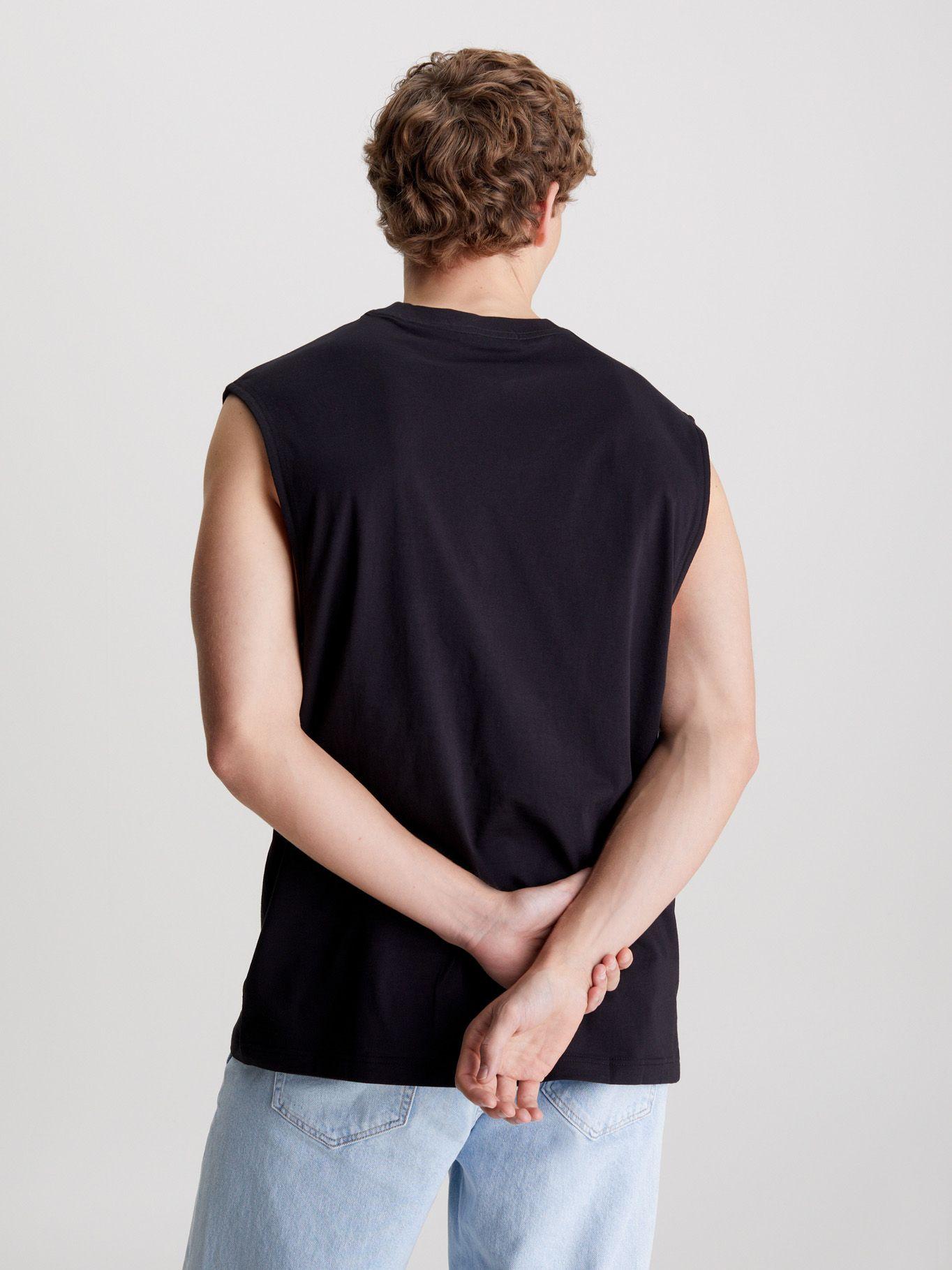 Polera Monologo Sleeveless Negro Calvin Klein-2