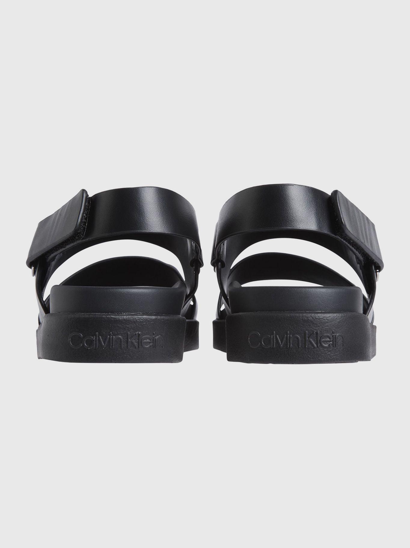 Sandalias Planas Ajustables Negro Calvin Klein-1