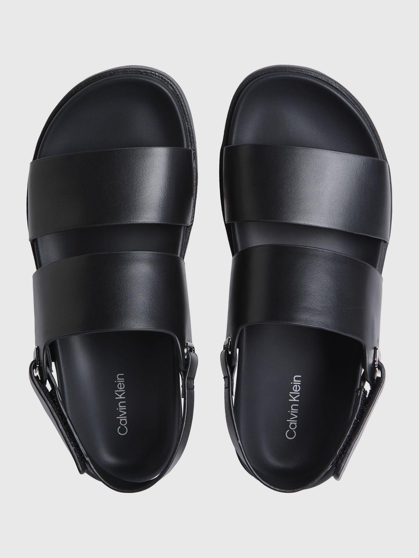 Sandalias Planas Ajustables Negro Calvin Klein-2