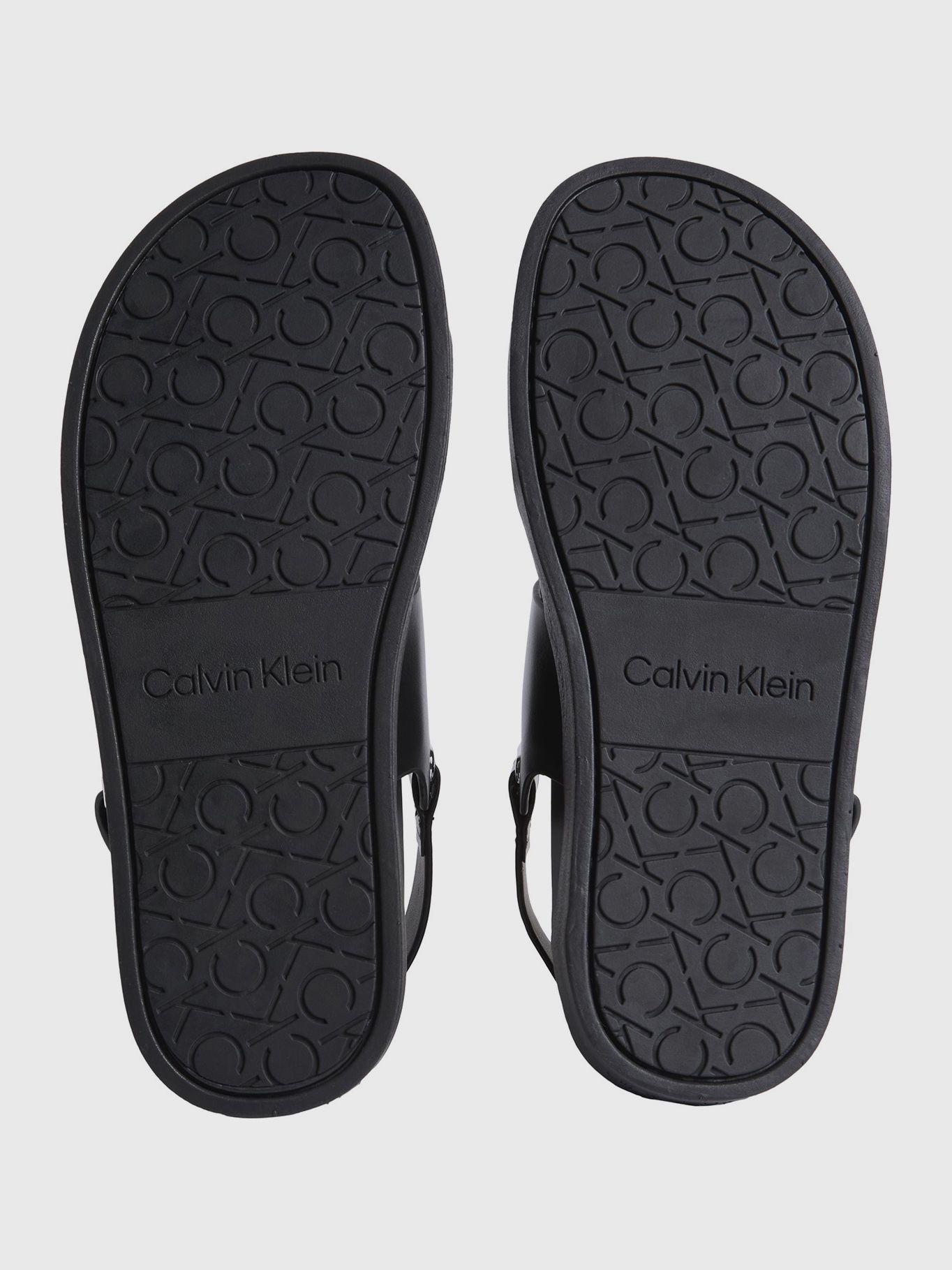 Sandalias Planas Ajustables Negro Calvin Klein-3