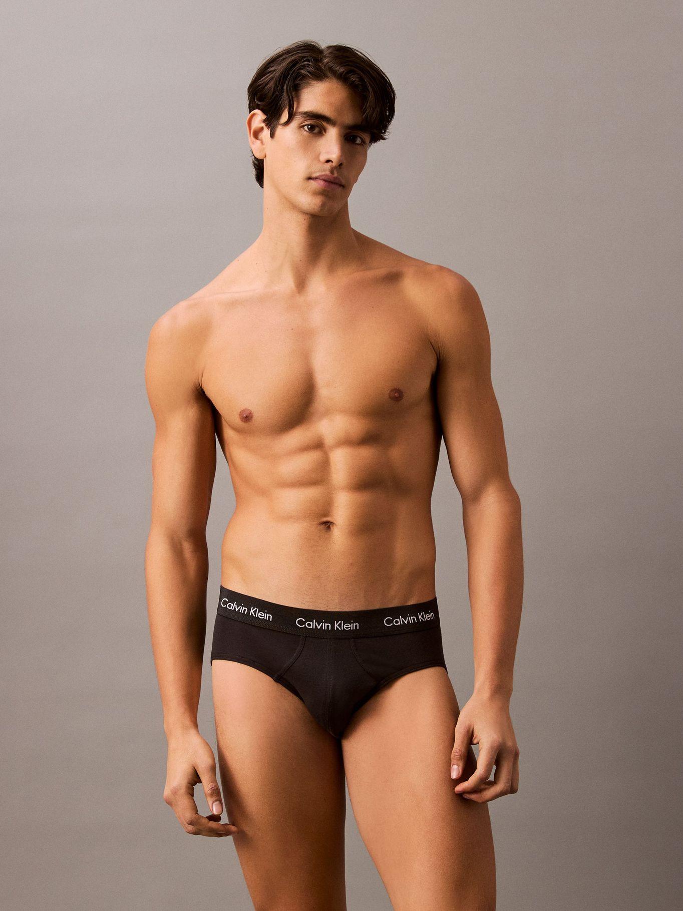 Pack de 3 Slips Cotton Stretch Negro Calvin Klein 921-1