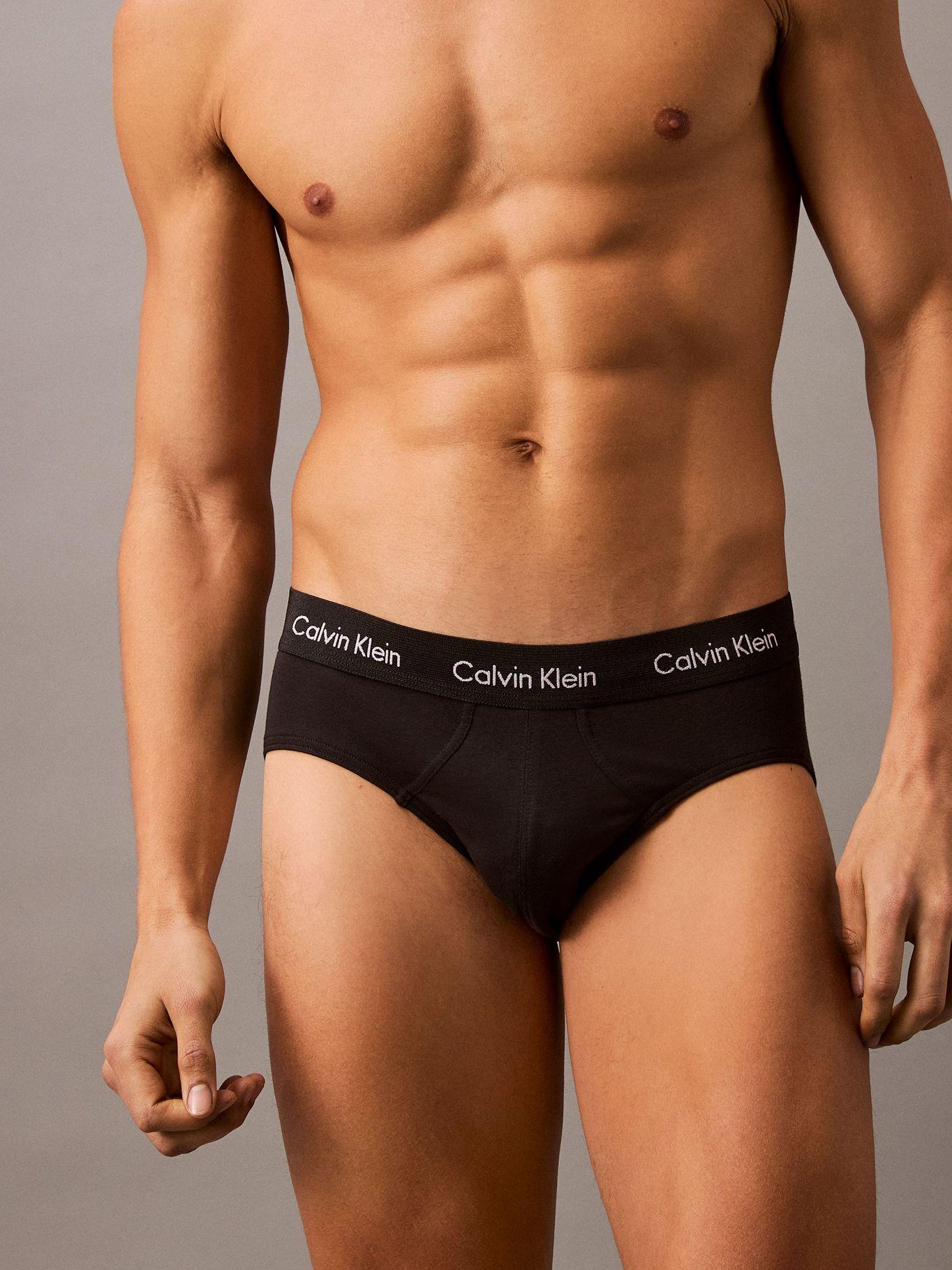 Pack de 3 Slips Cotton Stretch Negro Calvin Klein 921-5
