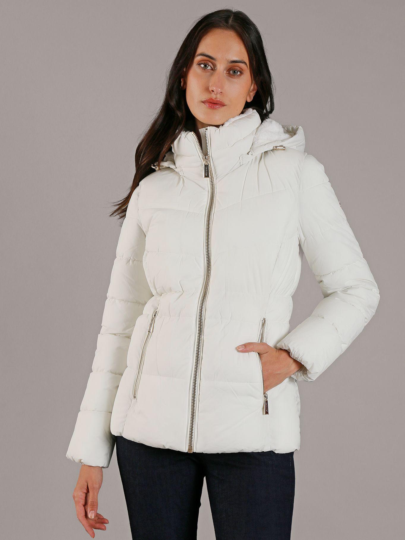 Parka Liquid Stretch Puffer Blanco Calvin Klein-0