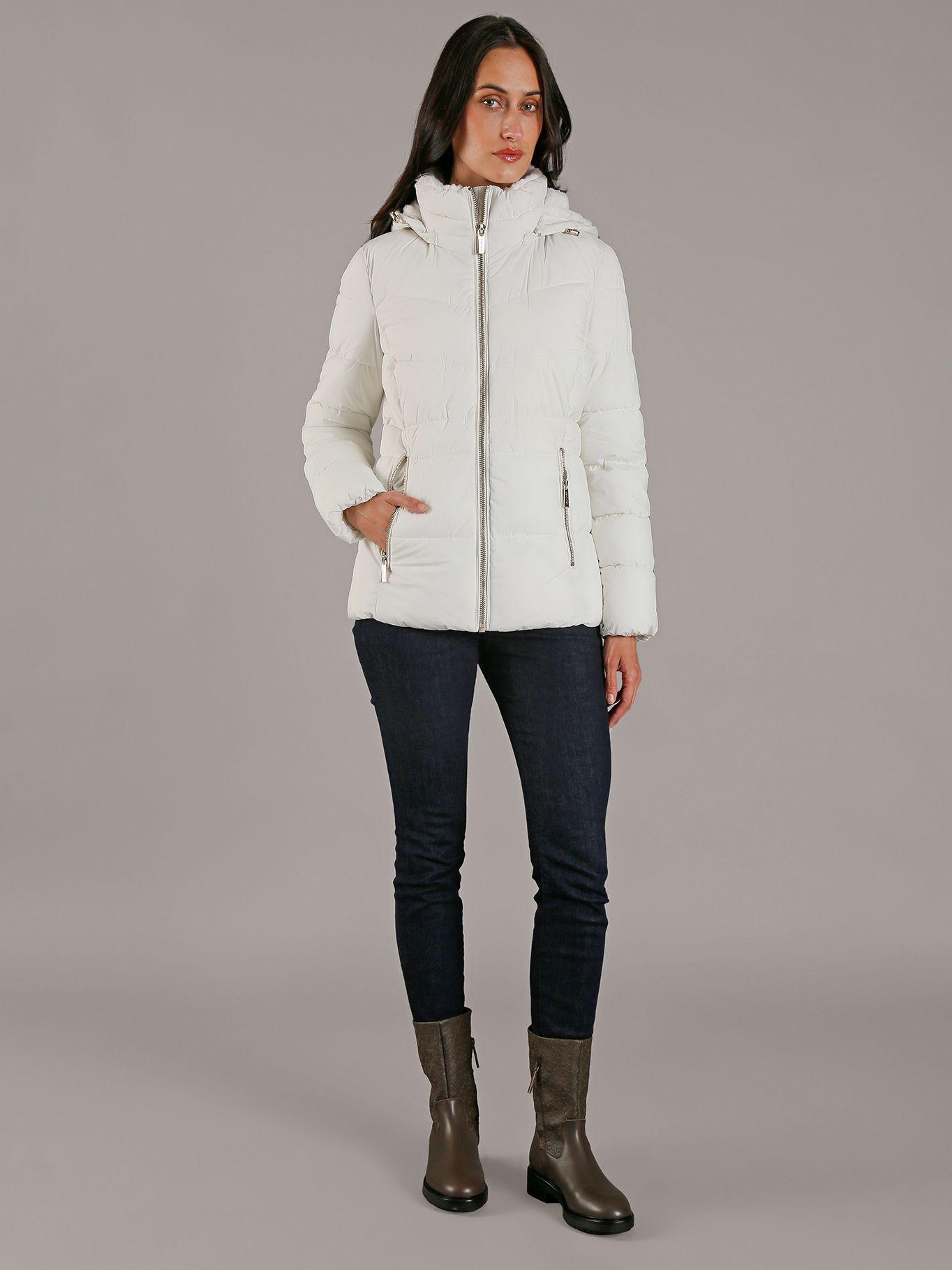 Parka Liquid Stretch Puffer Blanco Calvin Klein-1
