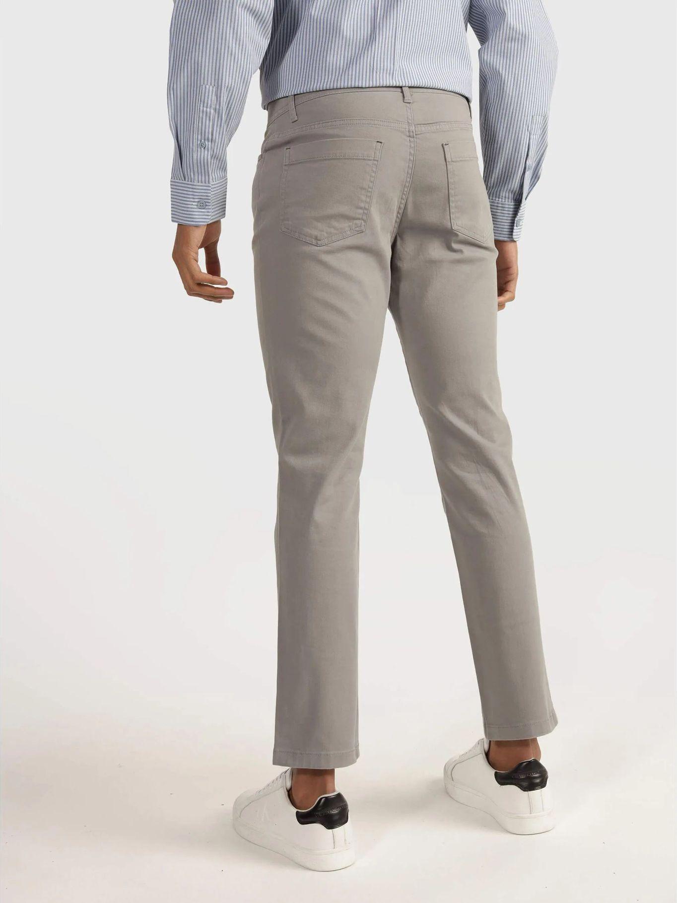 Pantalón Slim Brushed Gris Calvin Klein-2