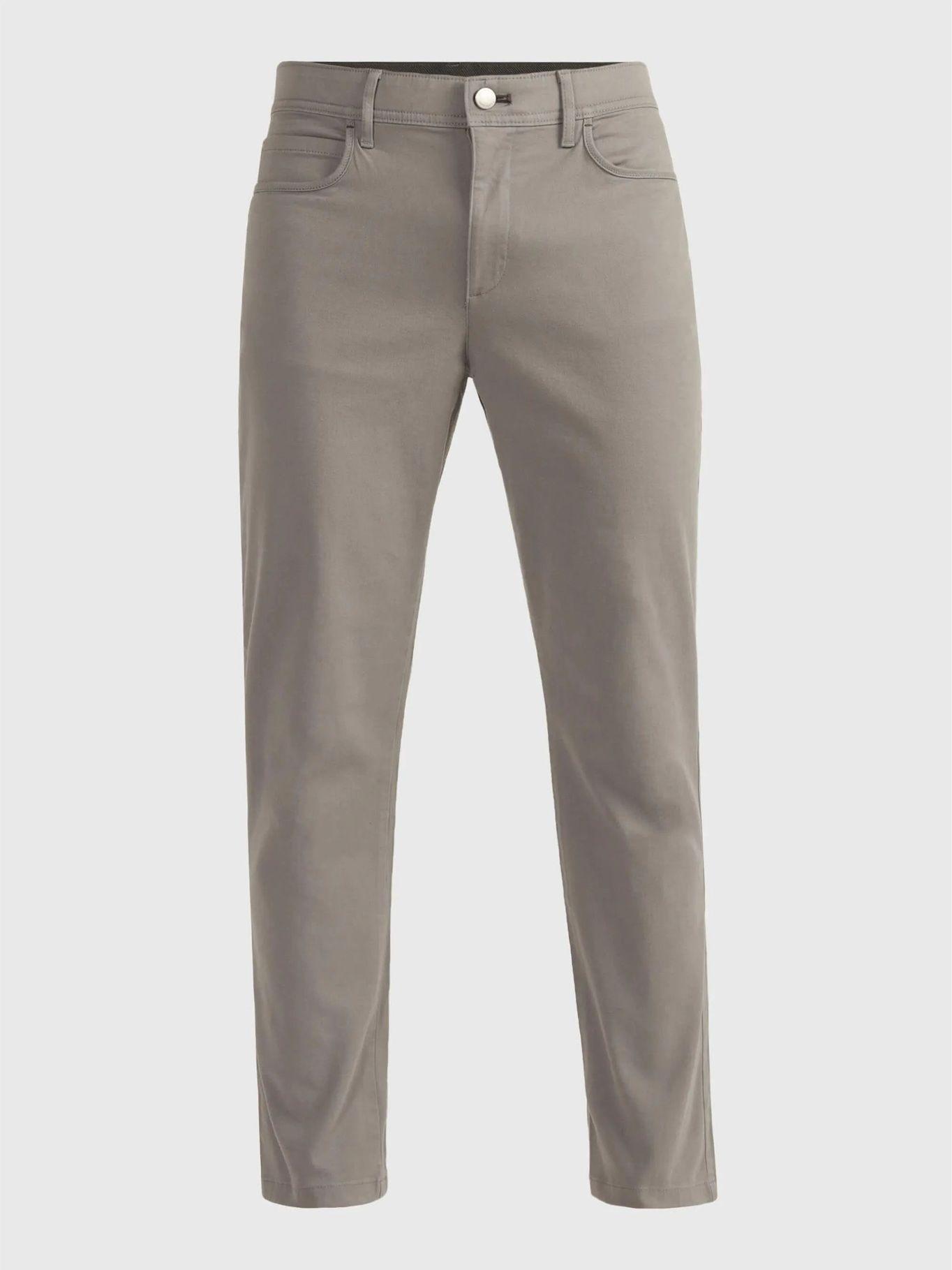 Pantalón Slim Brushed Gris Calvin Klein-4