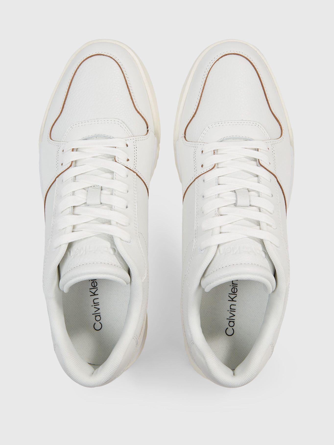 Zapatilla Low Top Lace Up Lth Blanco Calvin Klein-2