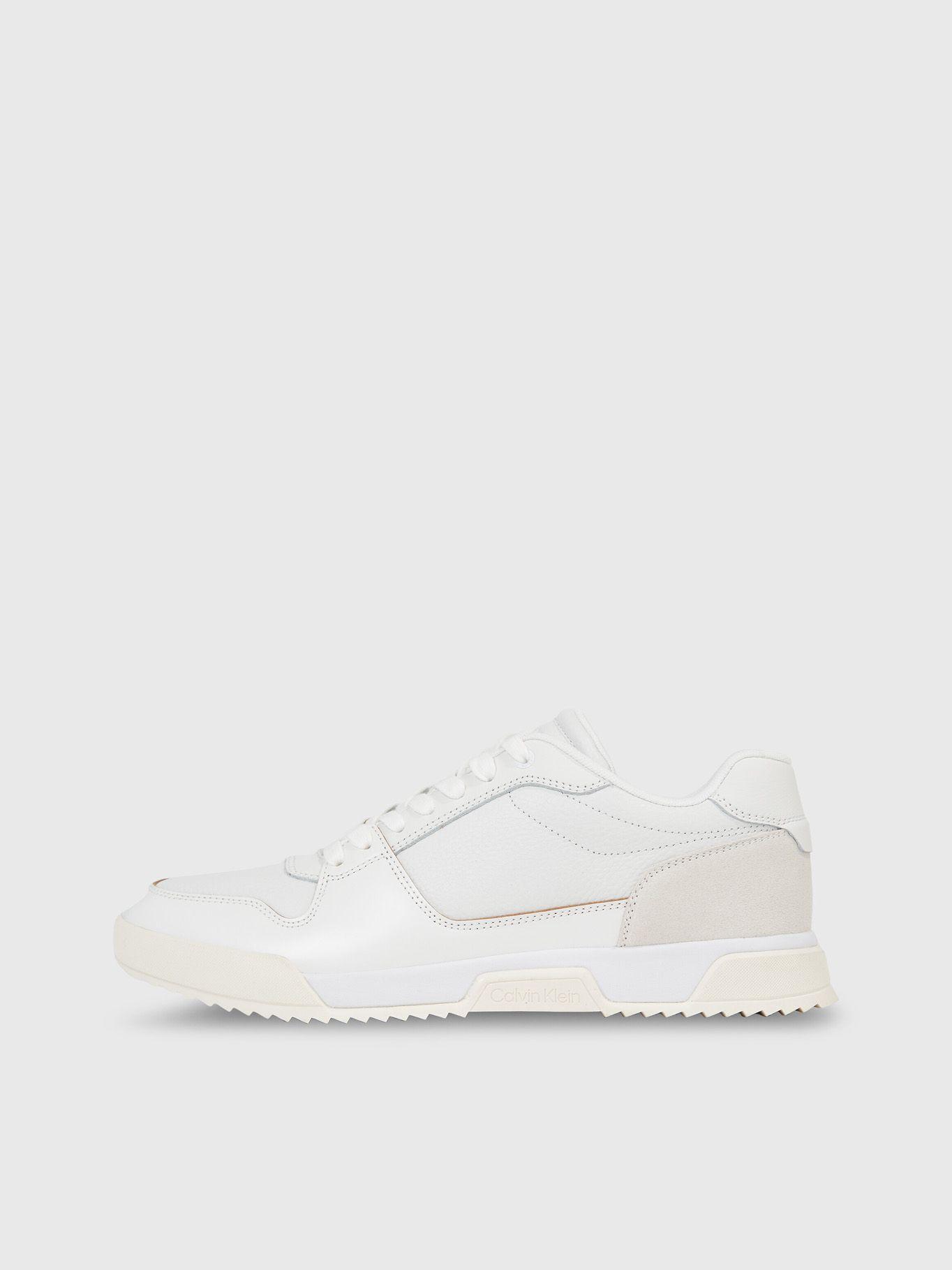 Zapatilla Low Top Lace Up Lth Blanco Calvin Klein-5