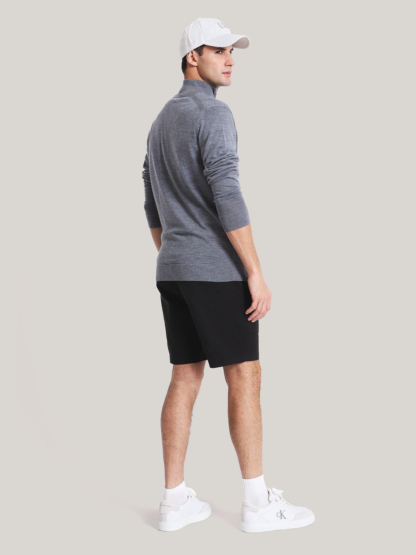 Sweater con Cierre Merino Quarter Gris PKH Calvin Klein-2