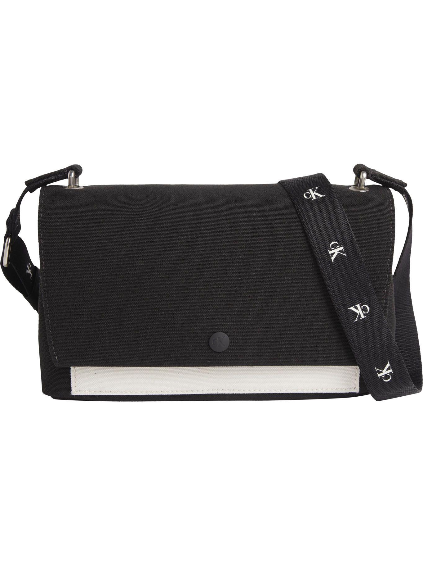 Bolso bandolera ultraligero con solapa Negro Calvin Klein K60K610697-0GM-0