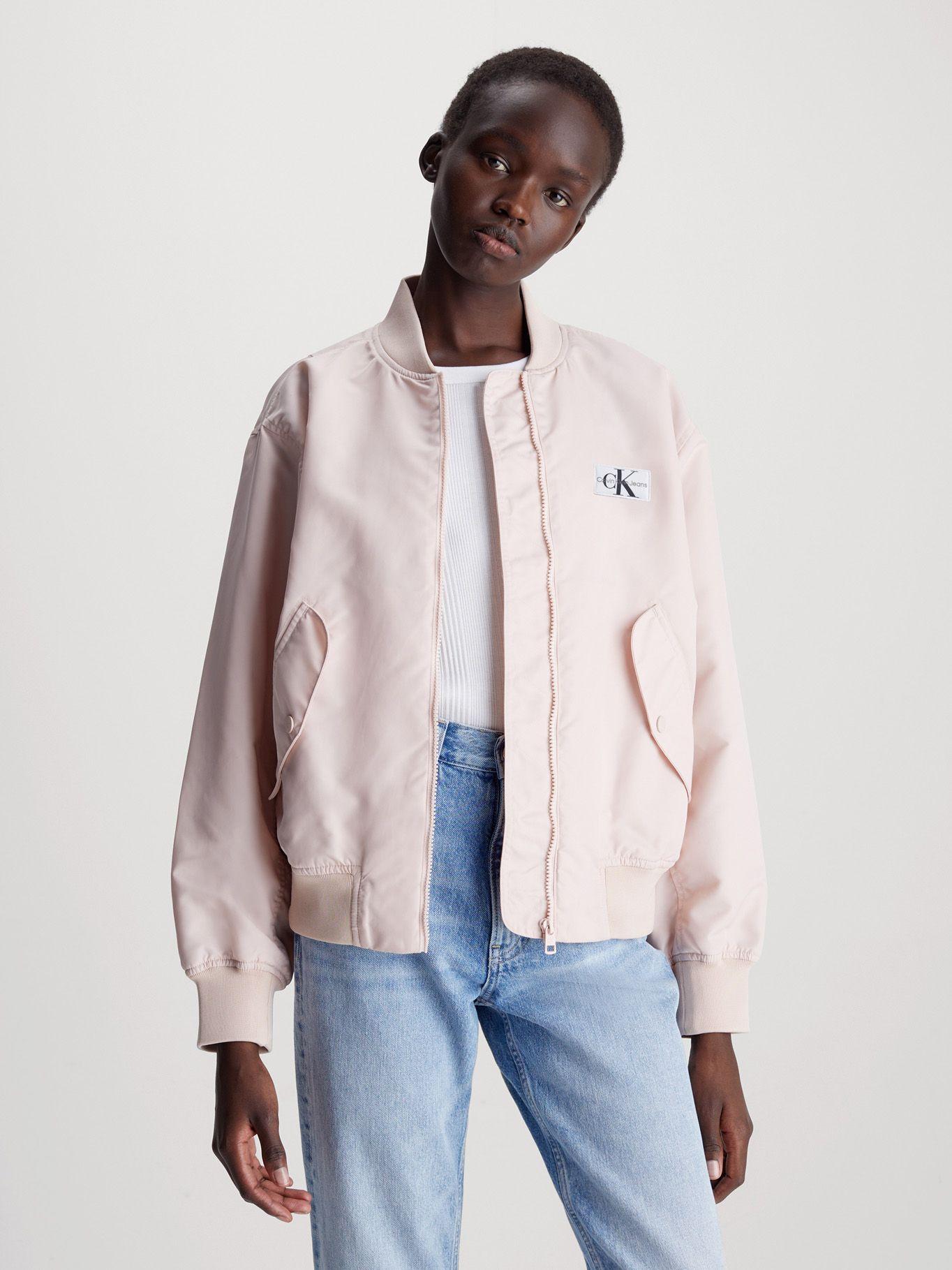 Chaqueta Bomber Ul Rosado Calvin Klein-0