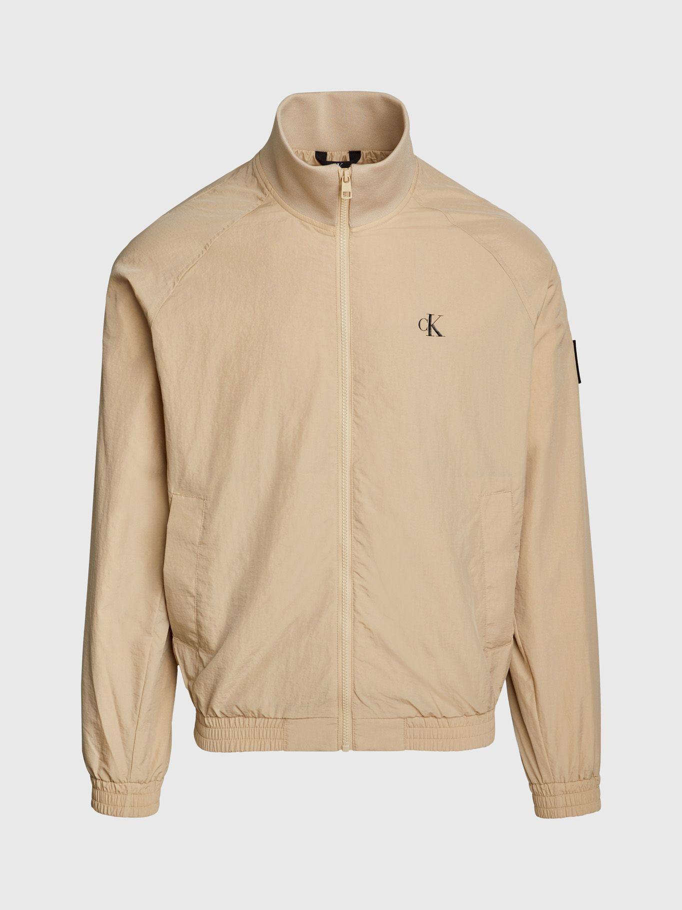 Chaqueta Bomber Unpadded Harrington Beige Calvin Klein-4