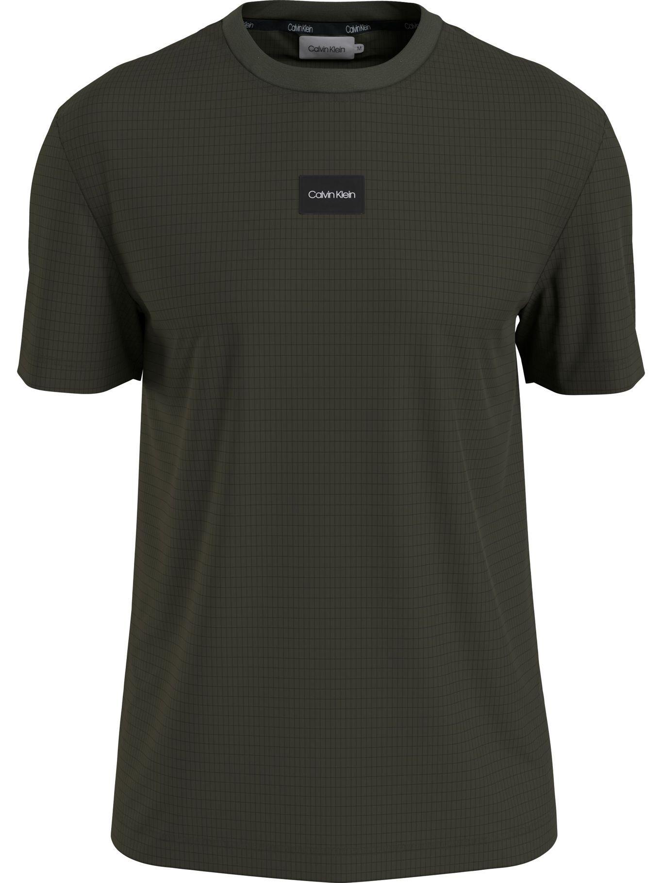 Polera Textured Grid Verde Calvin Klein-0
