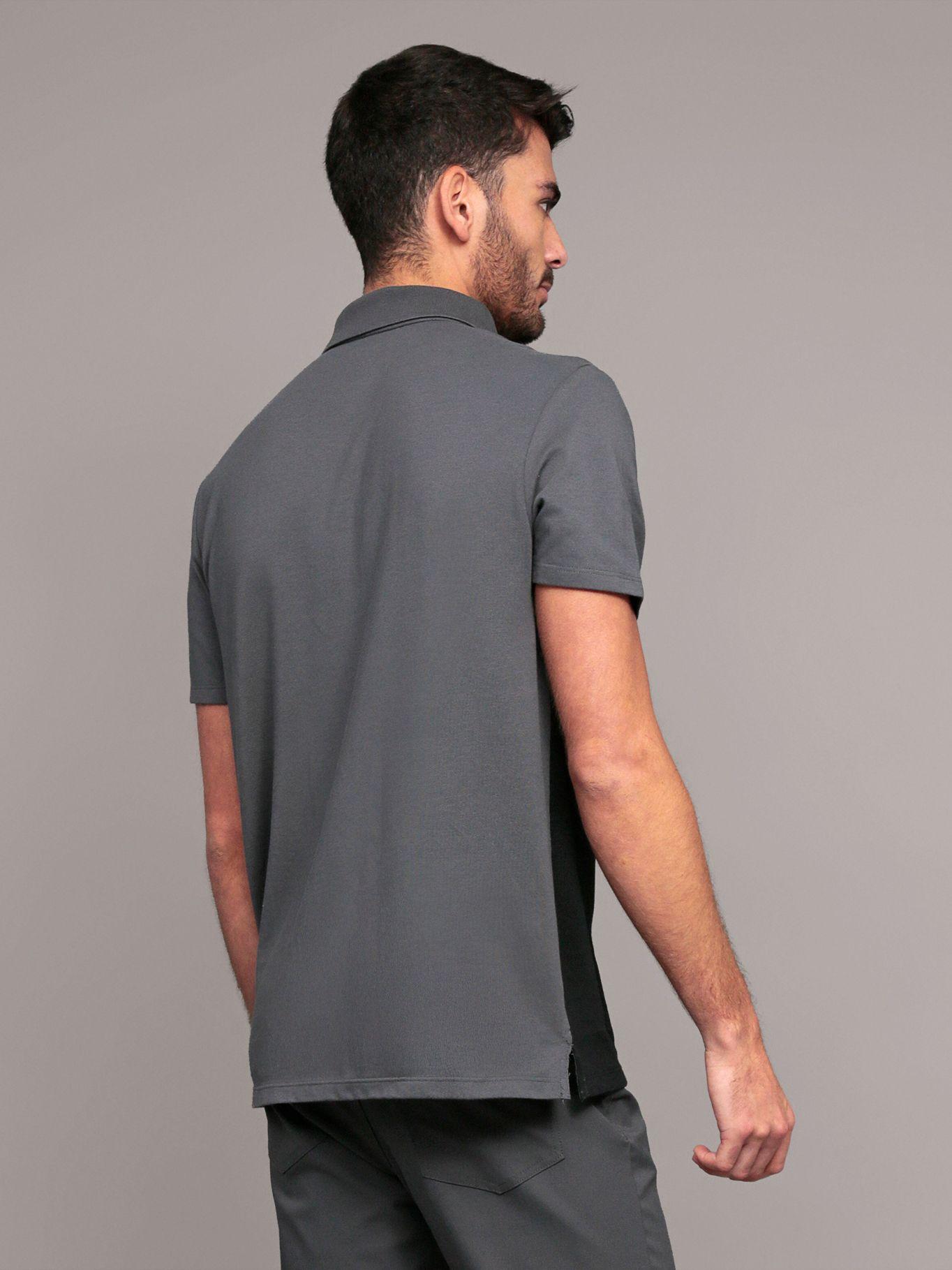 Polo iconic Negro Calvin Klein-3