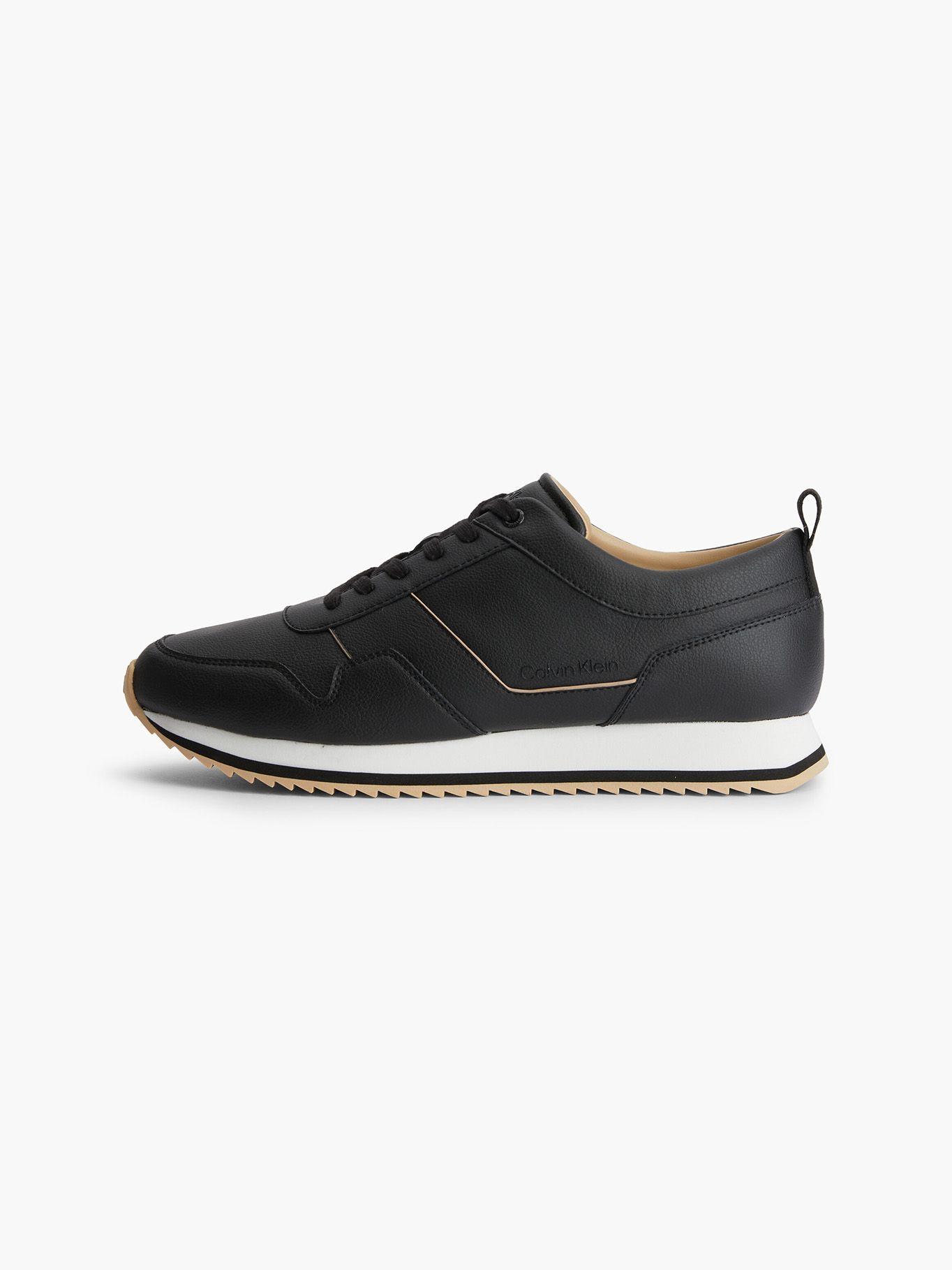 Zapatilla Low Top Lace Up Vegan Negro Calvin Klein-5