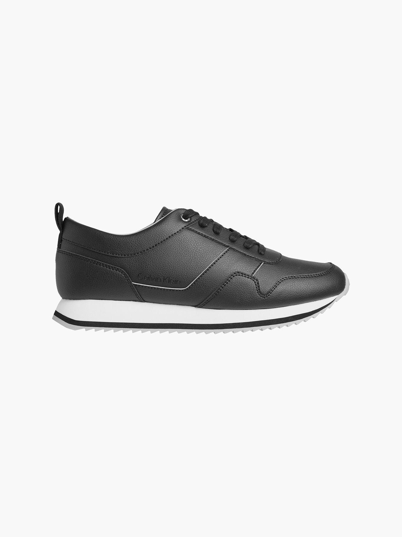 Zapatilla Low Top Lace Up Vegan Negro Calvin Klein-4