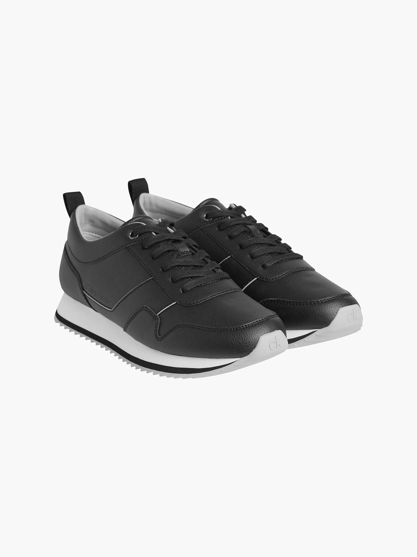 Zapatilla Low Top Lace Up Vegan Negro Calvin Klein-0