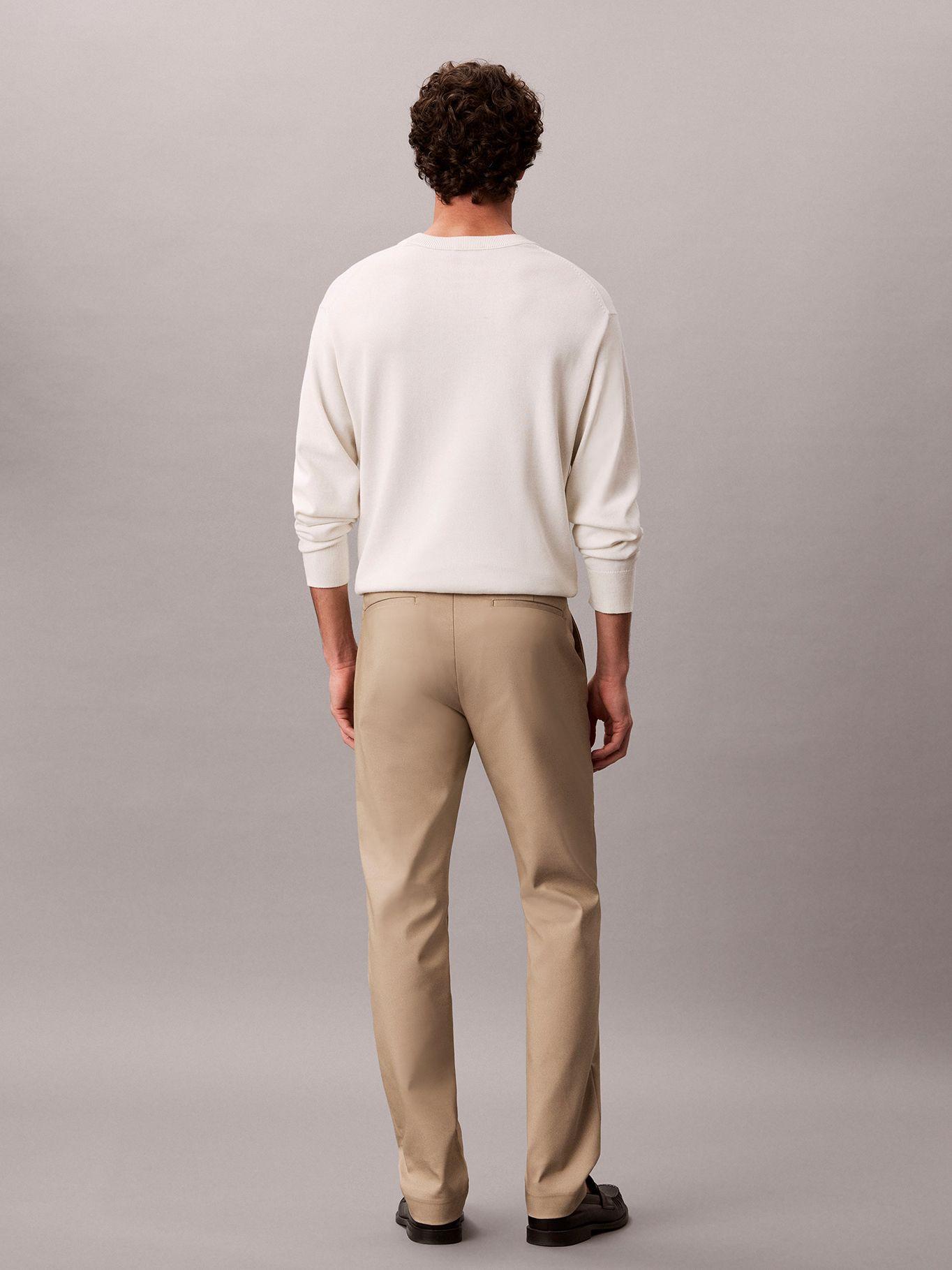 Pantalón Slim de Stretch Moderno Beige Calvin Klein-2