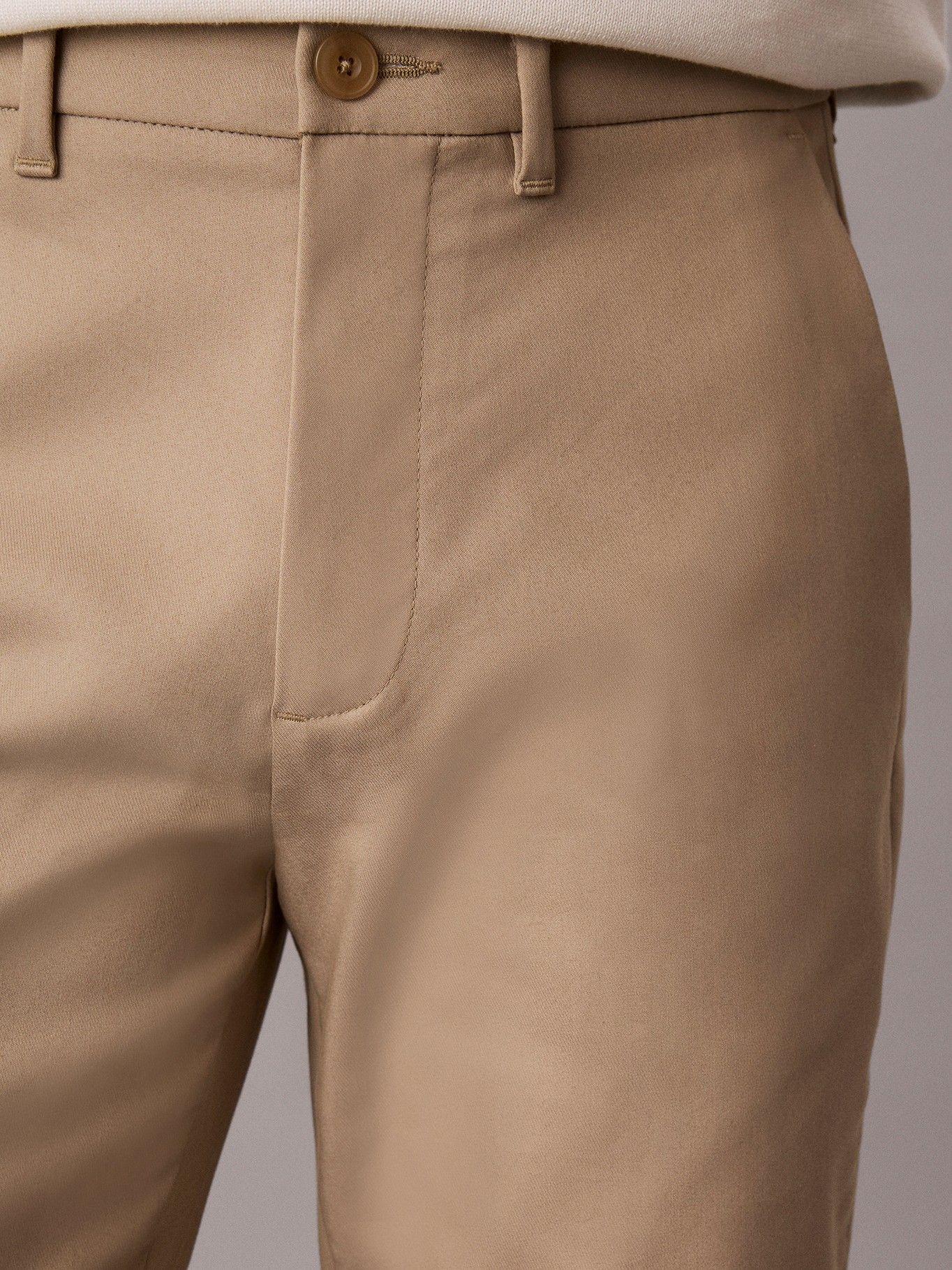 Pantalón Slim de Stretch Moderno Beige Calvin Klein-4