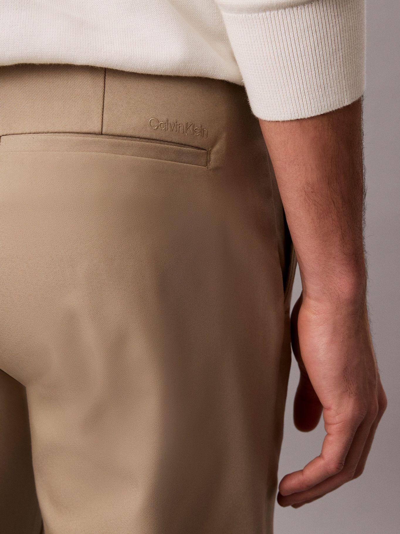 Pantalón Slim de Stretch Moderno Beige Calvin Klein-5