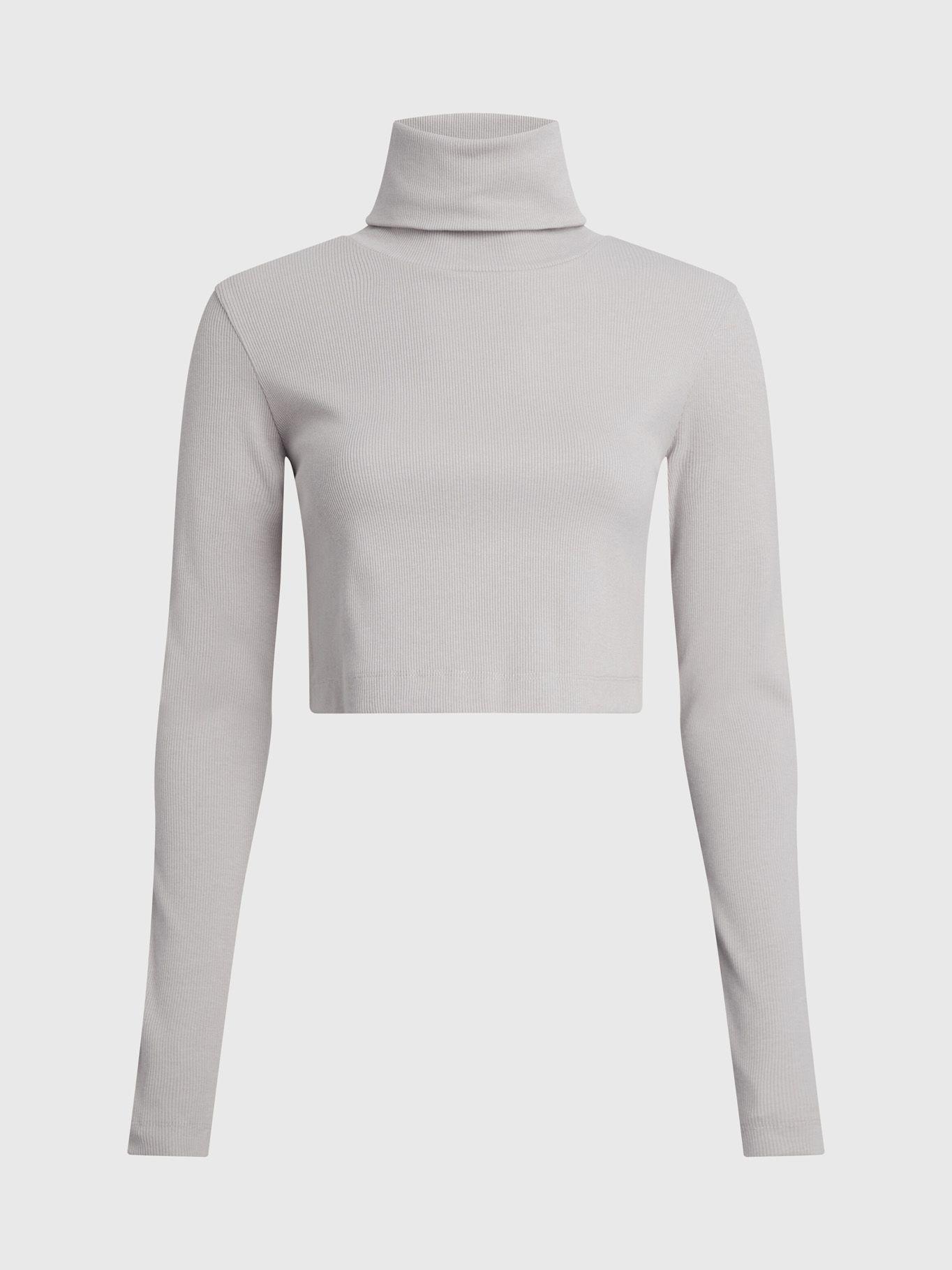 Polera Ls Elastic Crop Crema-4