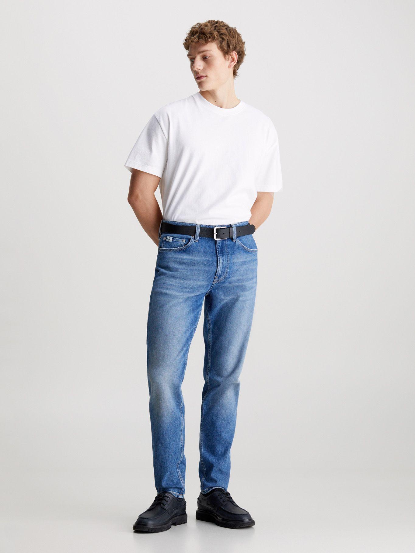 Jeans Regular Taper Azul Calvin Klein-1