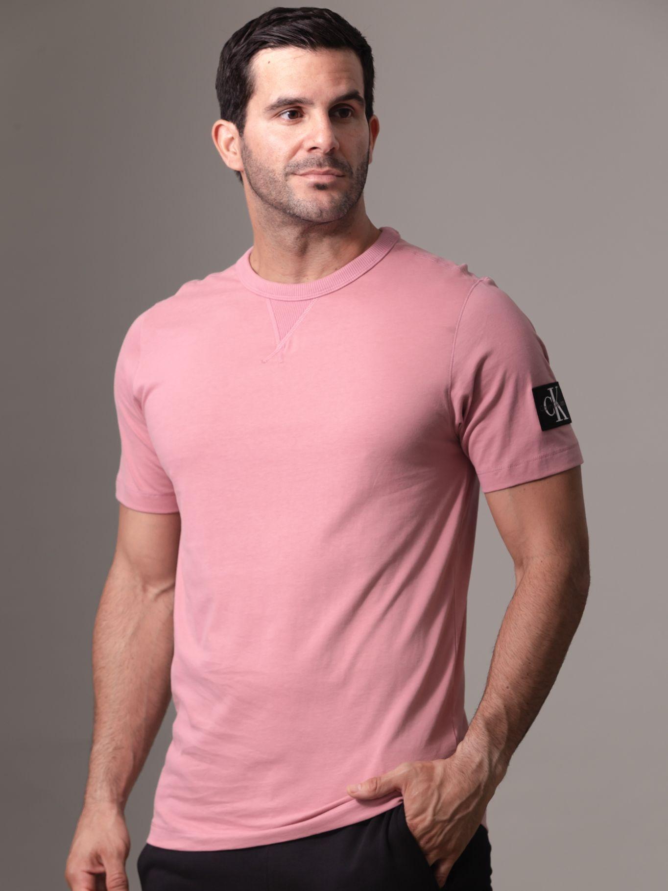 Polera Badge Regular Rosado Calvin Klein-0