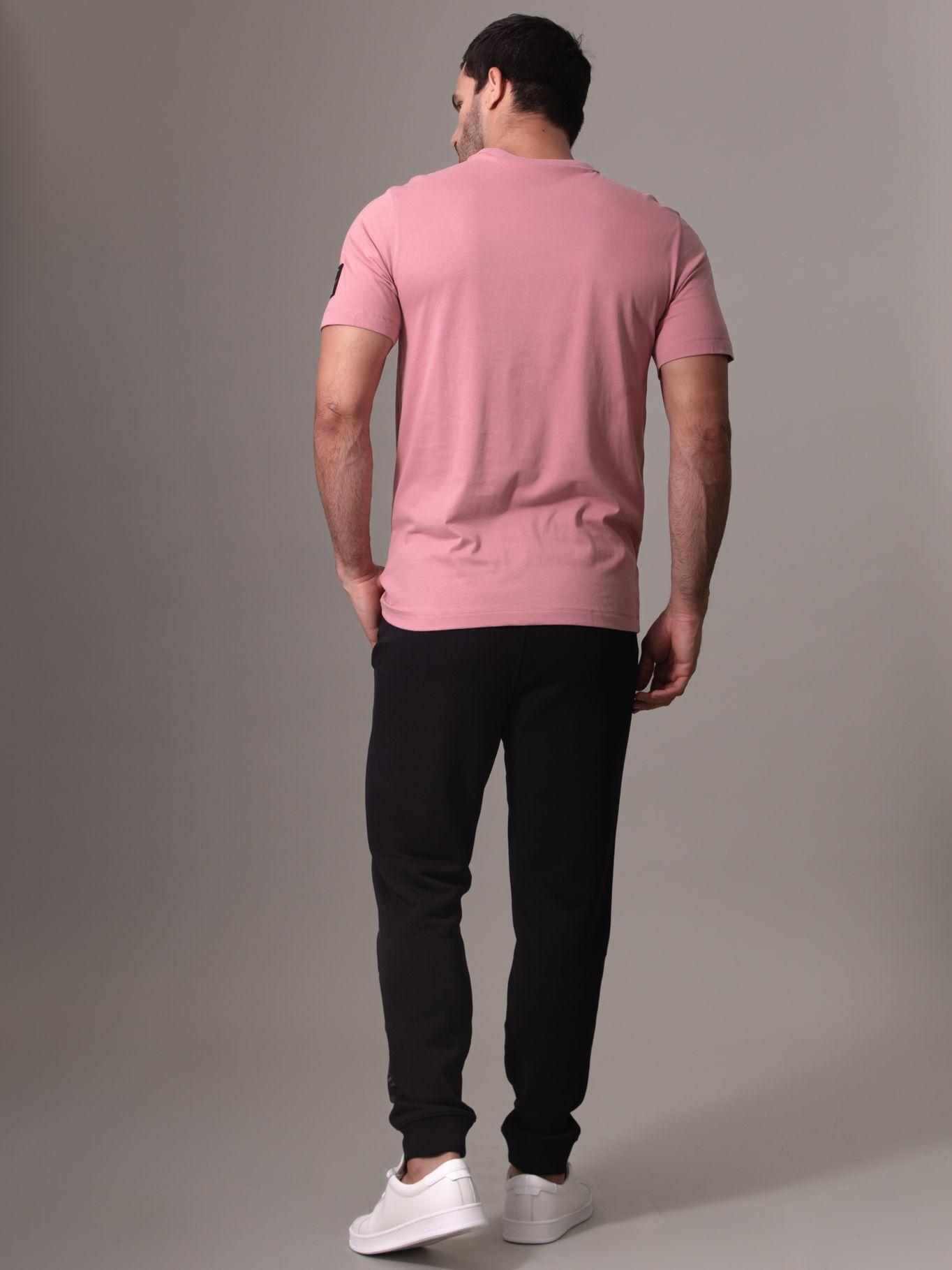 Polera Badge Regular Rosado Calvin Klein-2
