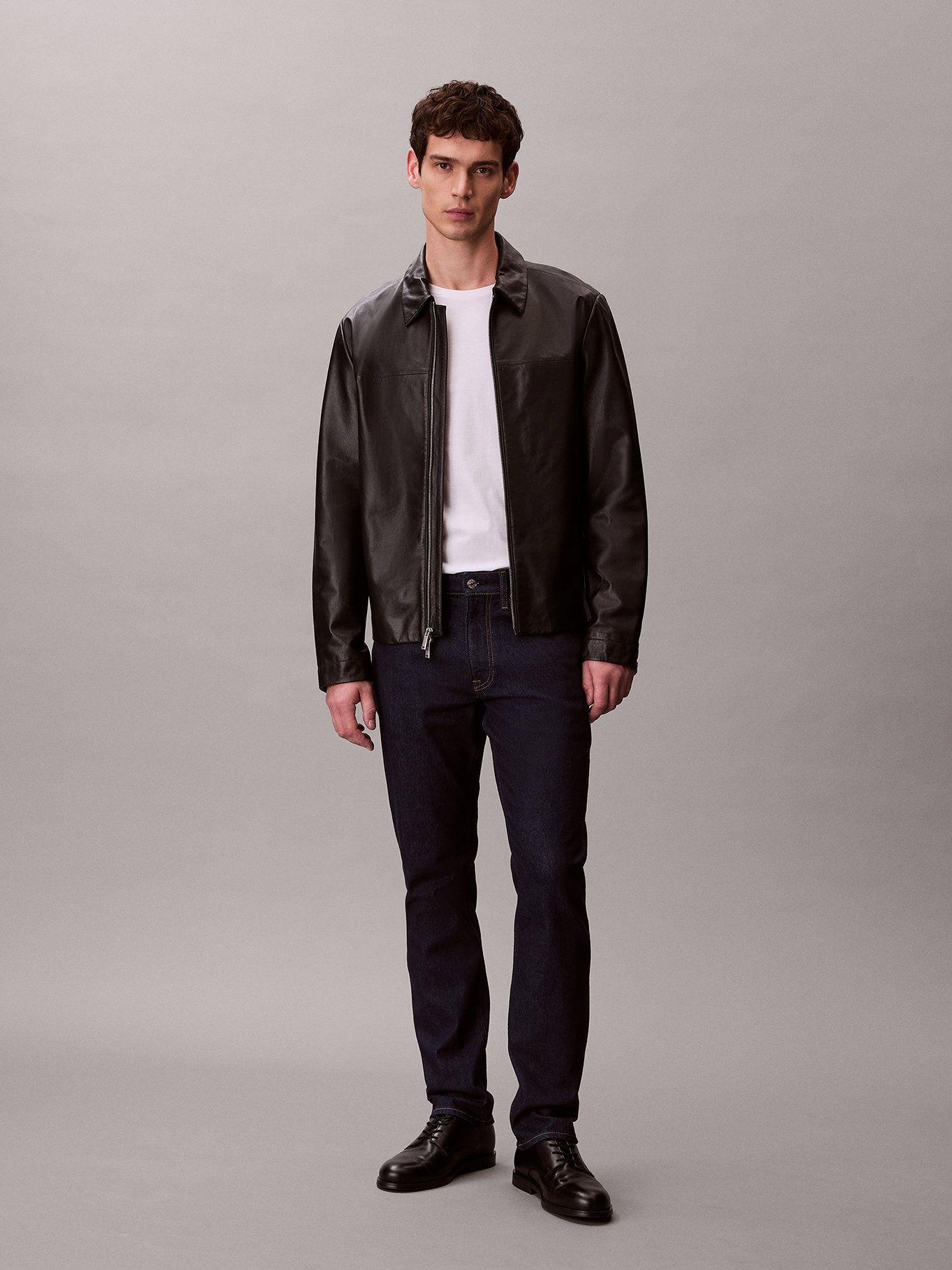 Jeans Slim Classic Rinse Negro Calvin Klein-0