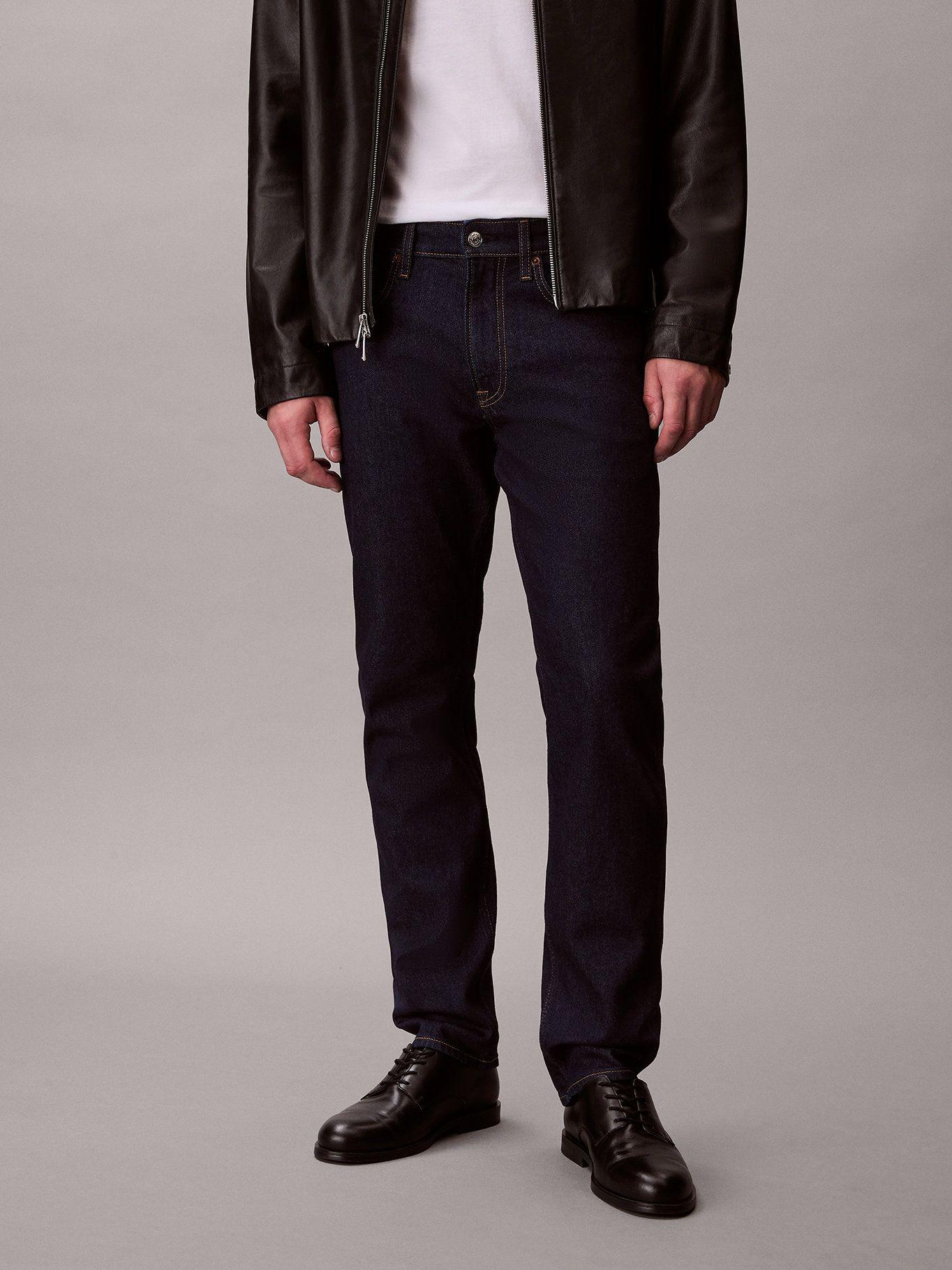 Jeans Slim Classic Rinse Negro Calvin Klein-1