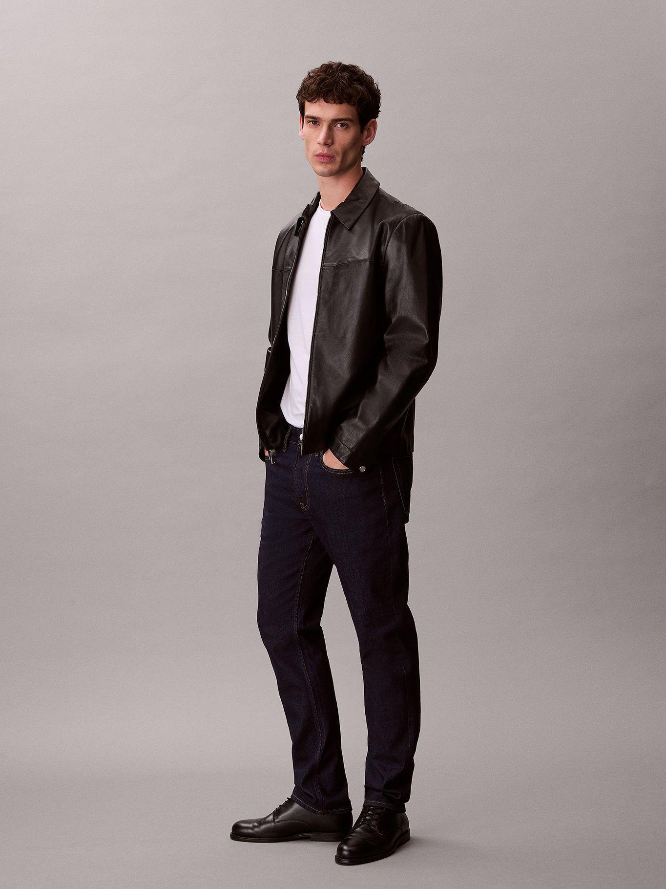 Jeans Slim Classic Rinse Negro Calvin Klein-3