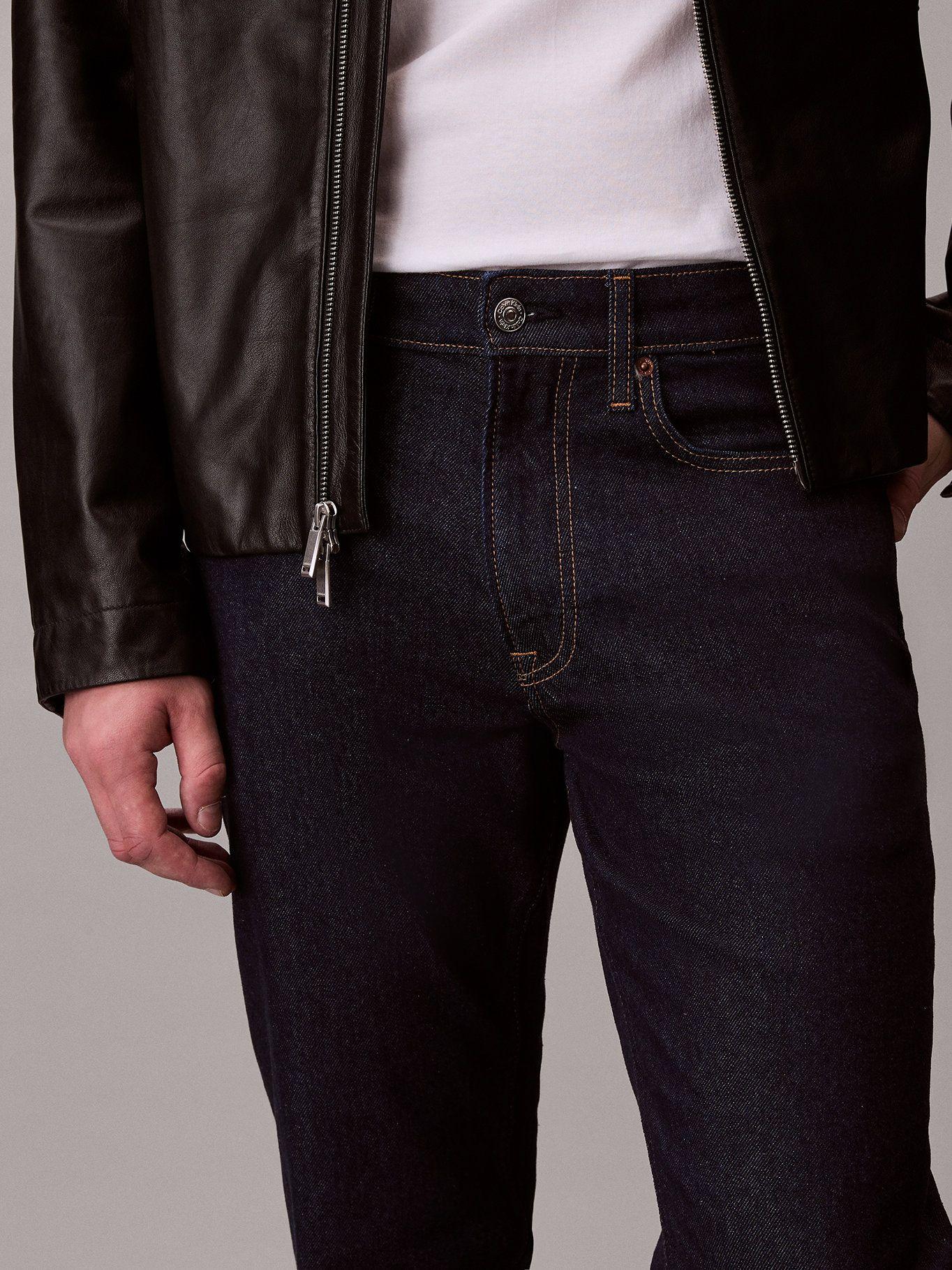 Jeans Slim Classic Rinse Negro Calvin Klein-4