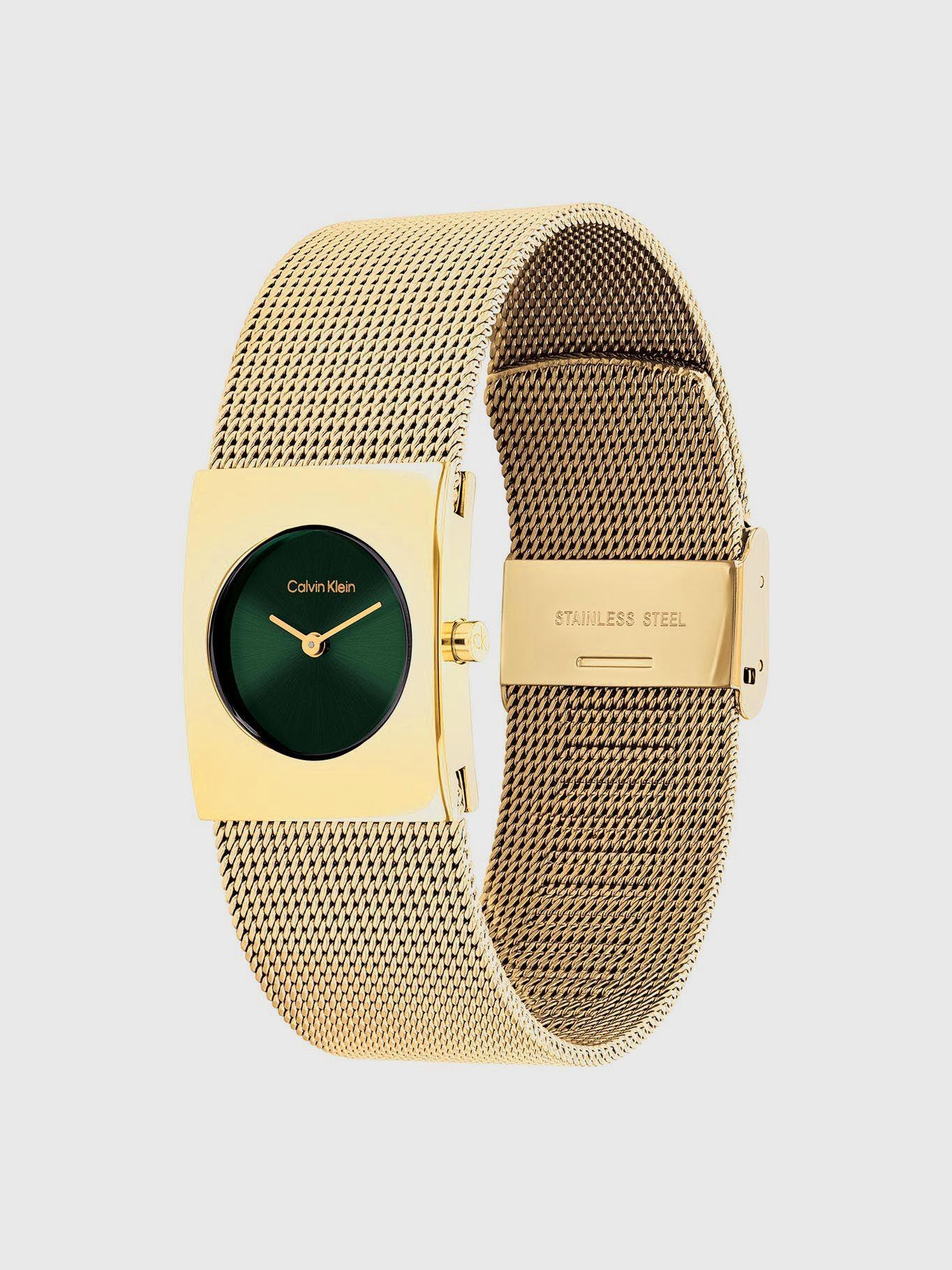 Reloj con Brazalete de Malla Dorado Calvin Klein-2