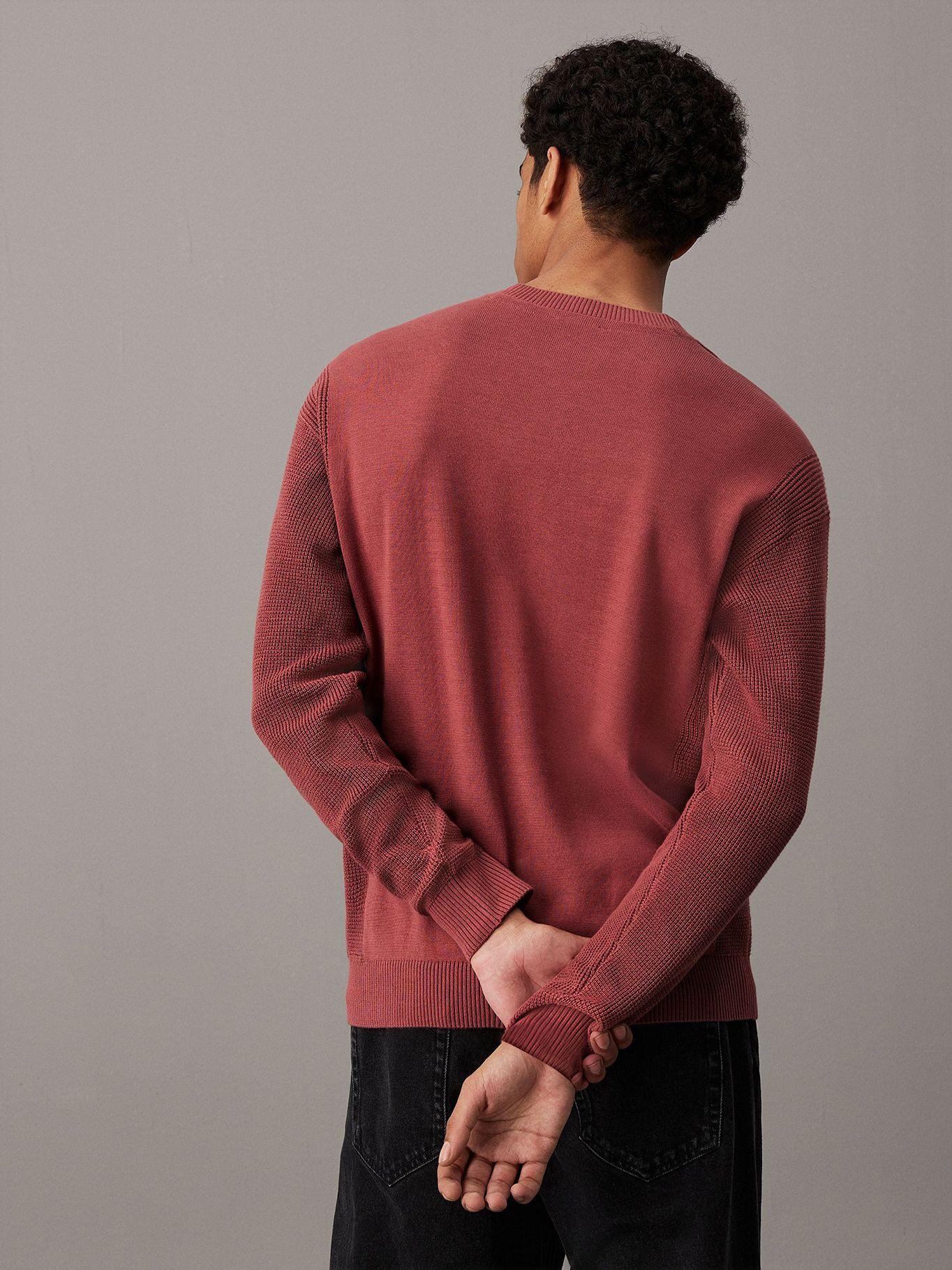 Sweater Monologo Sweater Rojo Calvin Klein-2